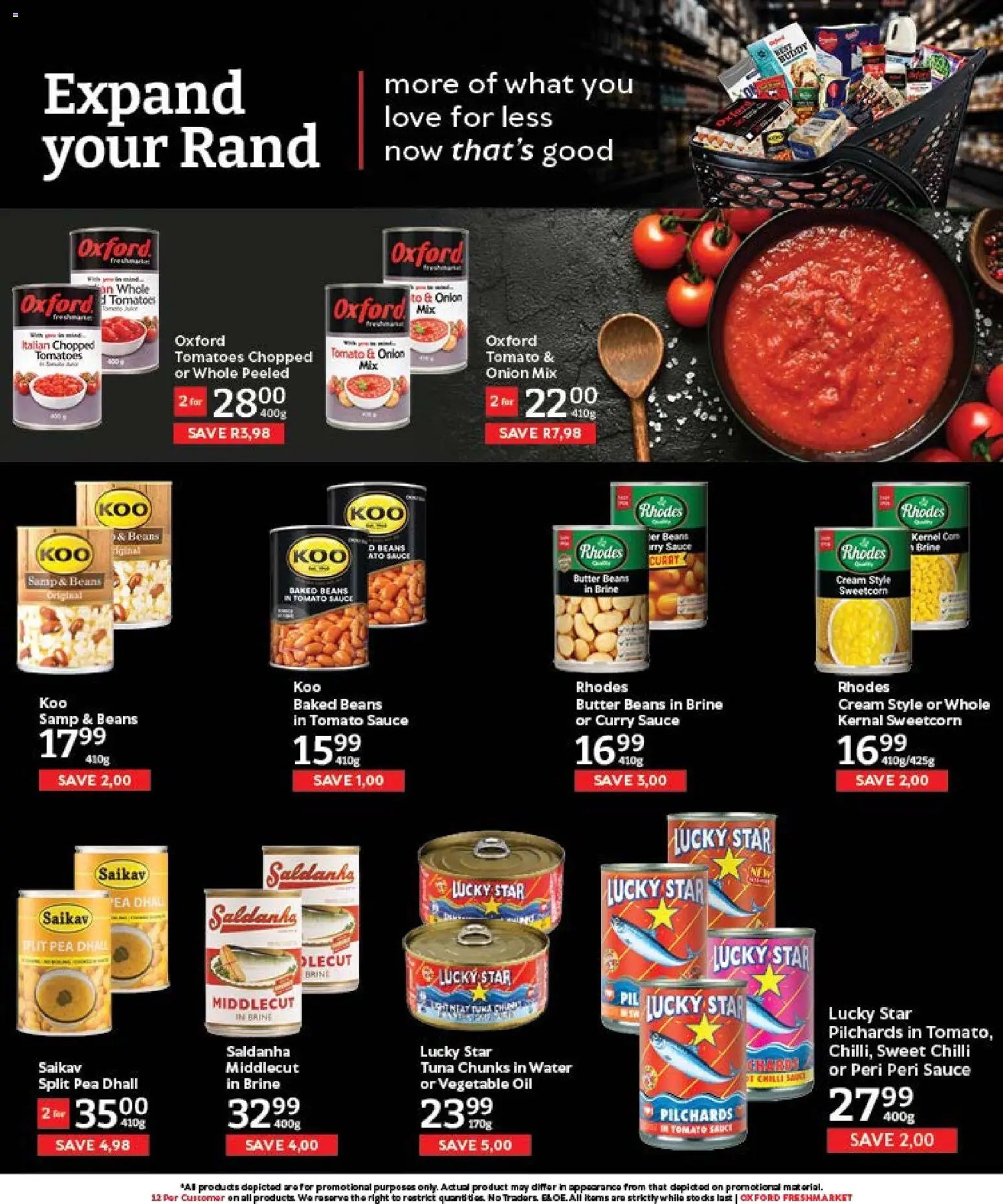 Oxford Freshmarket Specials