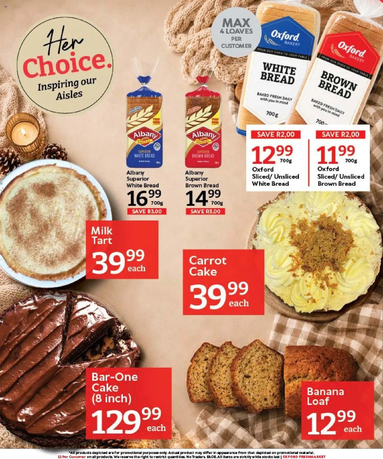 Oxford Freshmarket Specials
