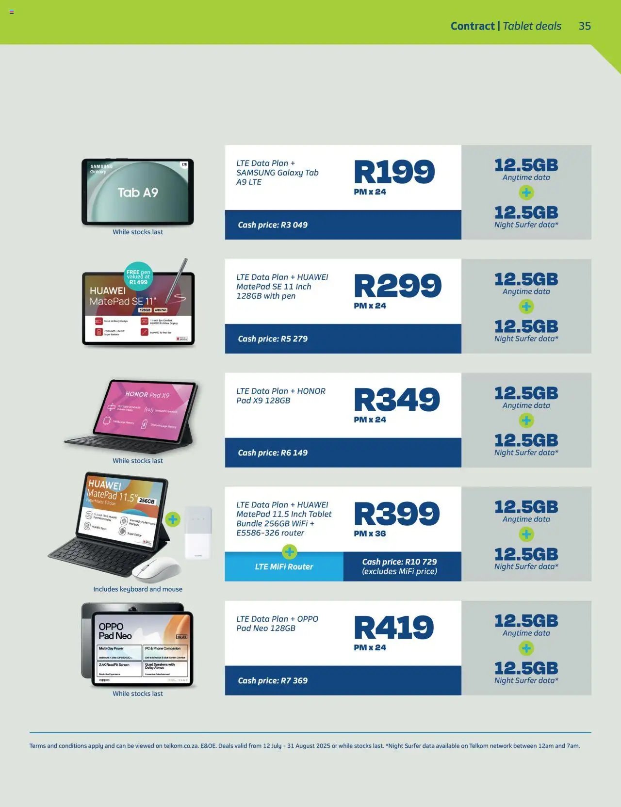 Telkom Deals (2025-07-12 - 2025-08-31) | 33