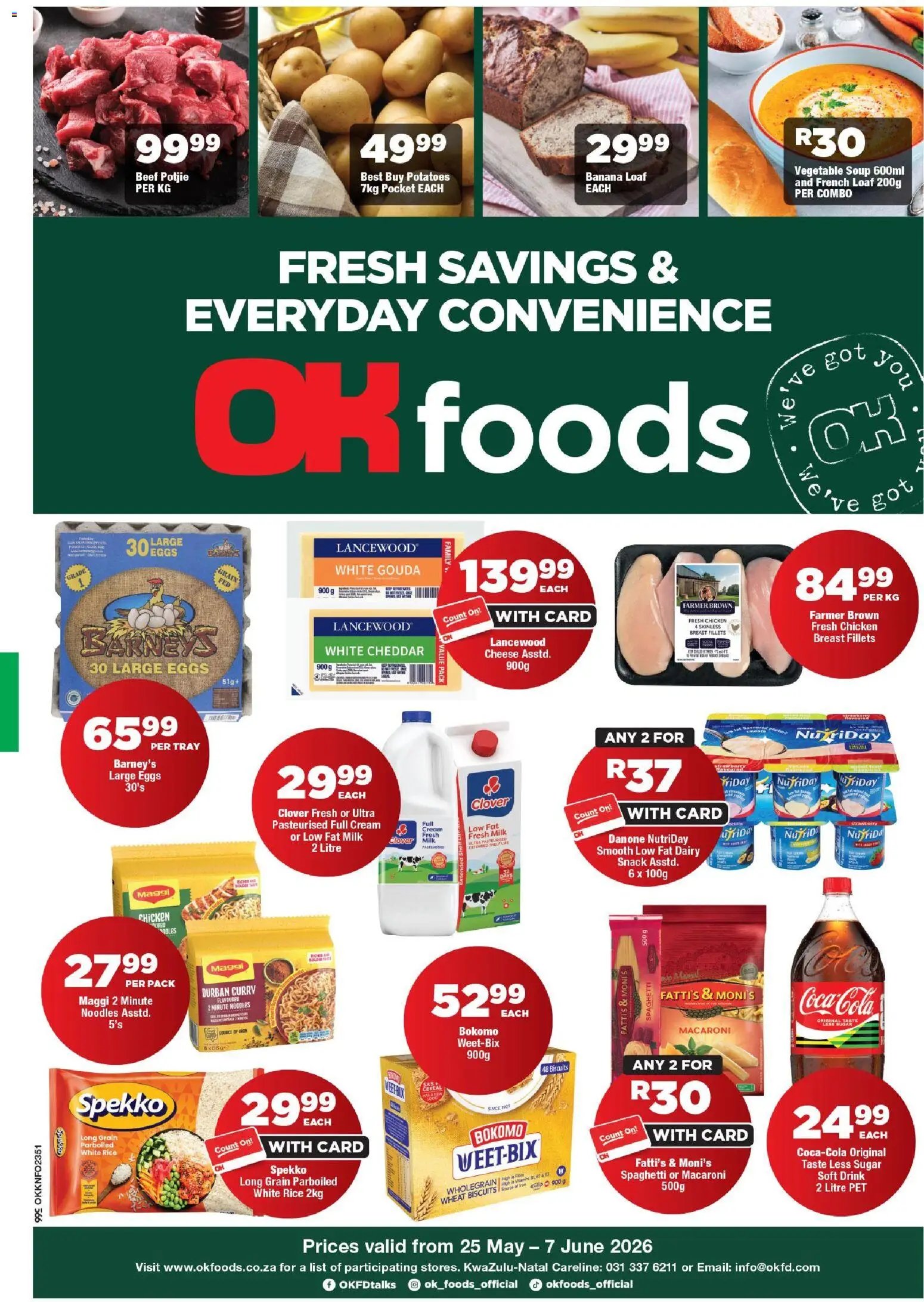 OK Foods - Kwazulu Natal - Specials