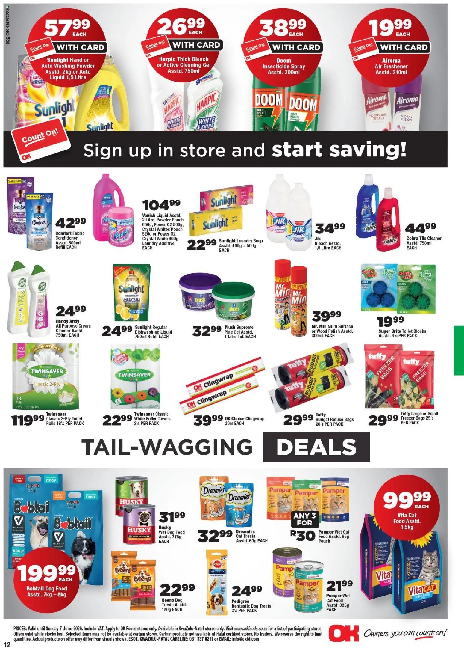 OK Foods - Kwazulu Natal - Specials
