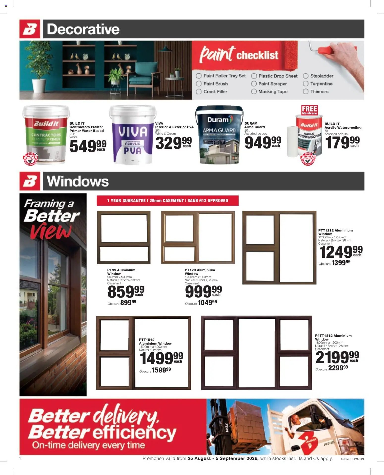 Build It - Eastern Cape - Weekly Specials