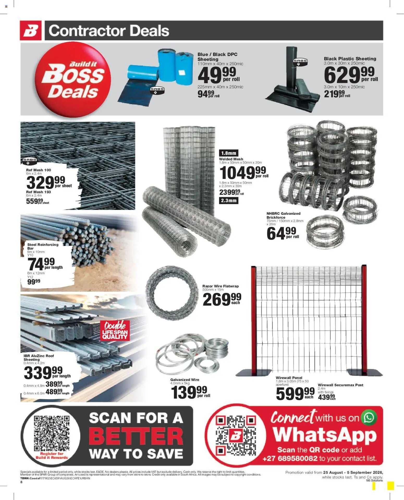 Build It - Eastern Cape - Weekly Specials