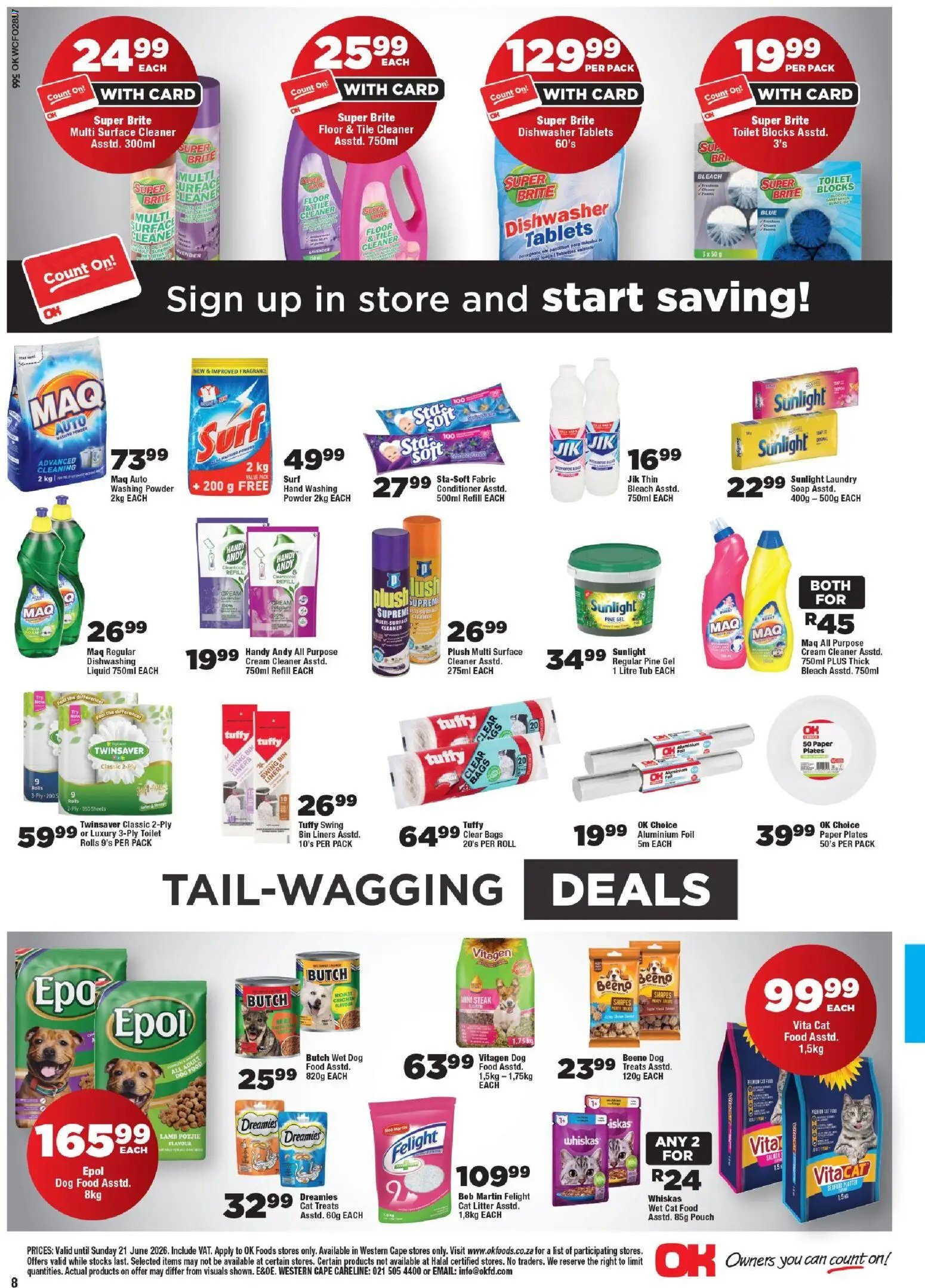 OK Foods - Western Cape - Specials