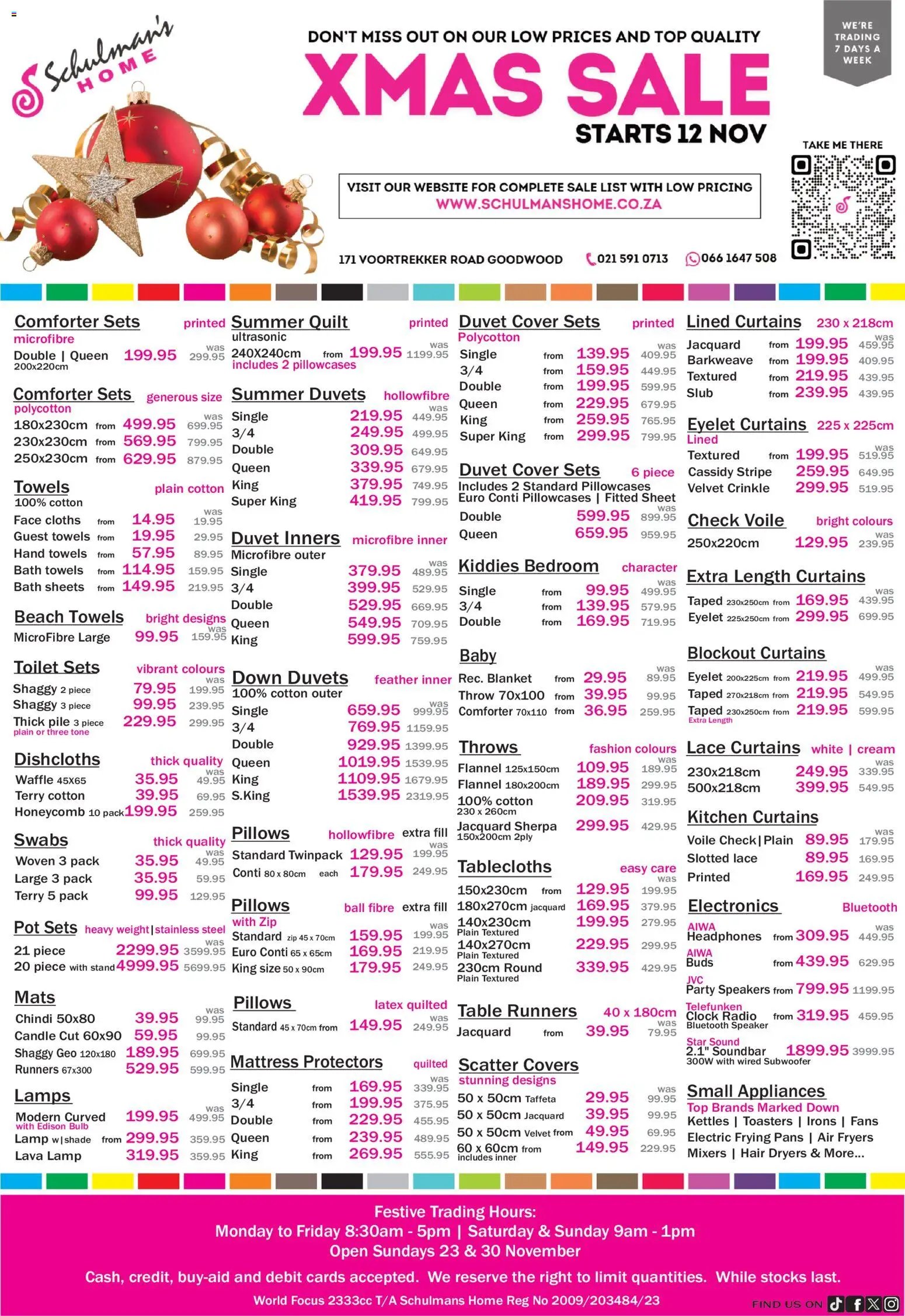 Schulman's Home Specials (2025-11-12 - 2025-12-31) | 1