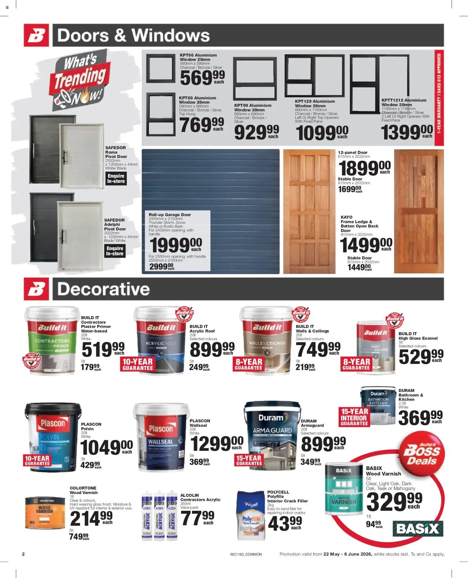 Build It Western Cape - Specials