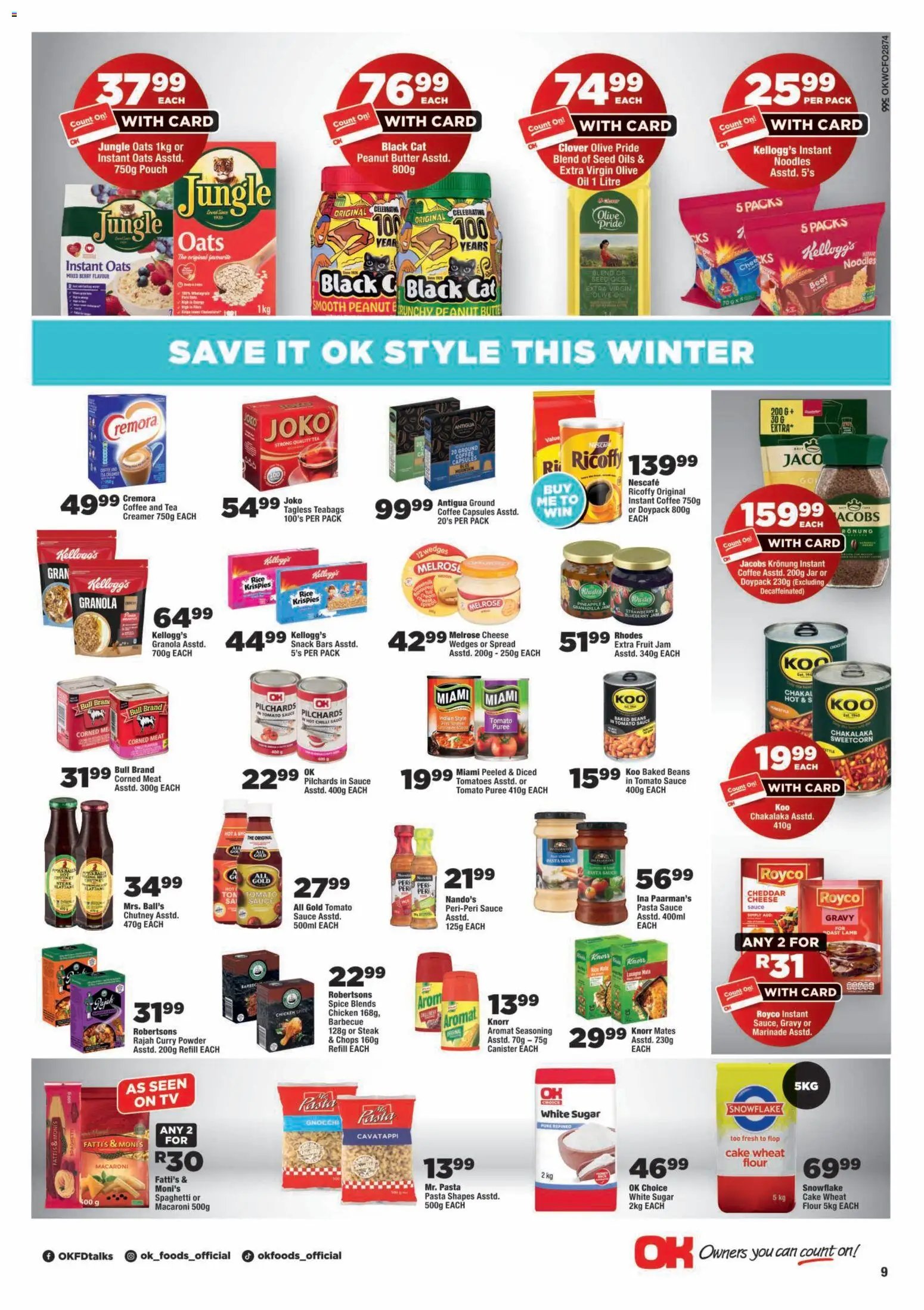 OK Foods - Western Cape - Specials