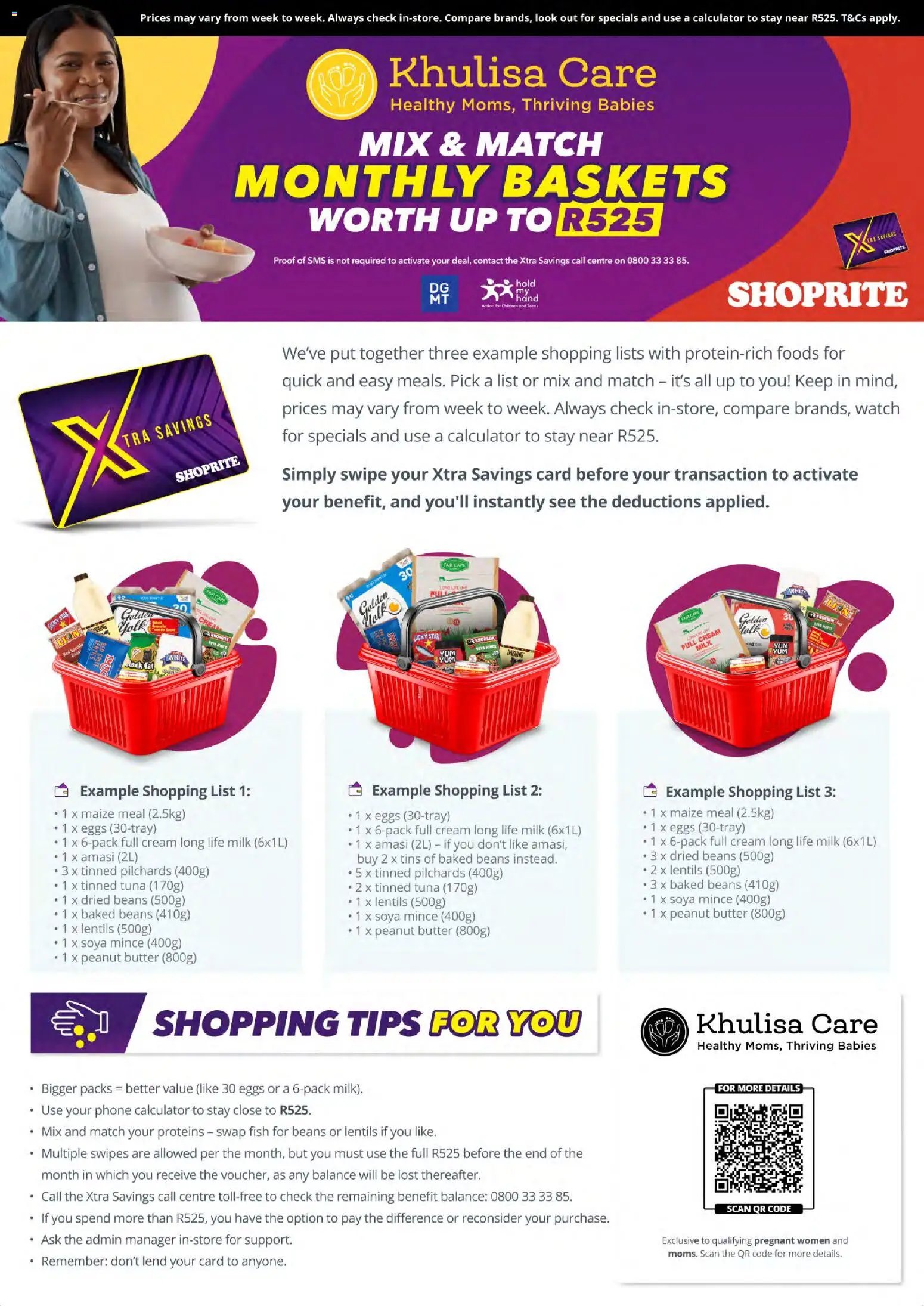 Shoprite - Western Cape - Khulisa Care Best-Buy Foods