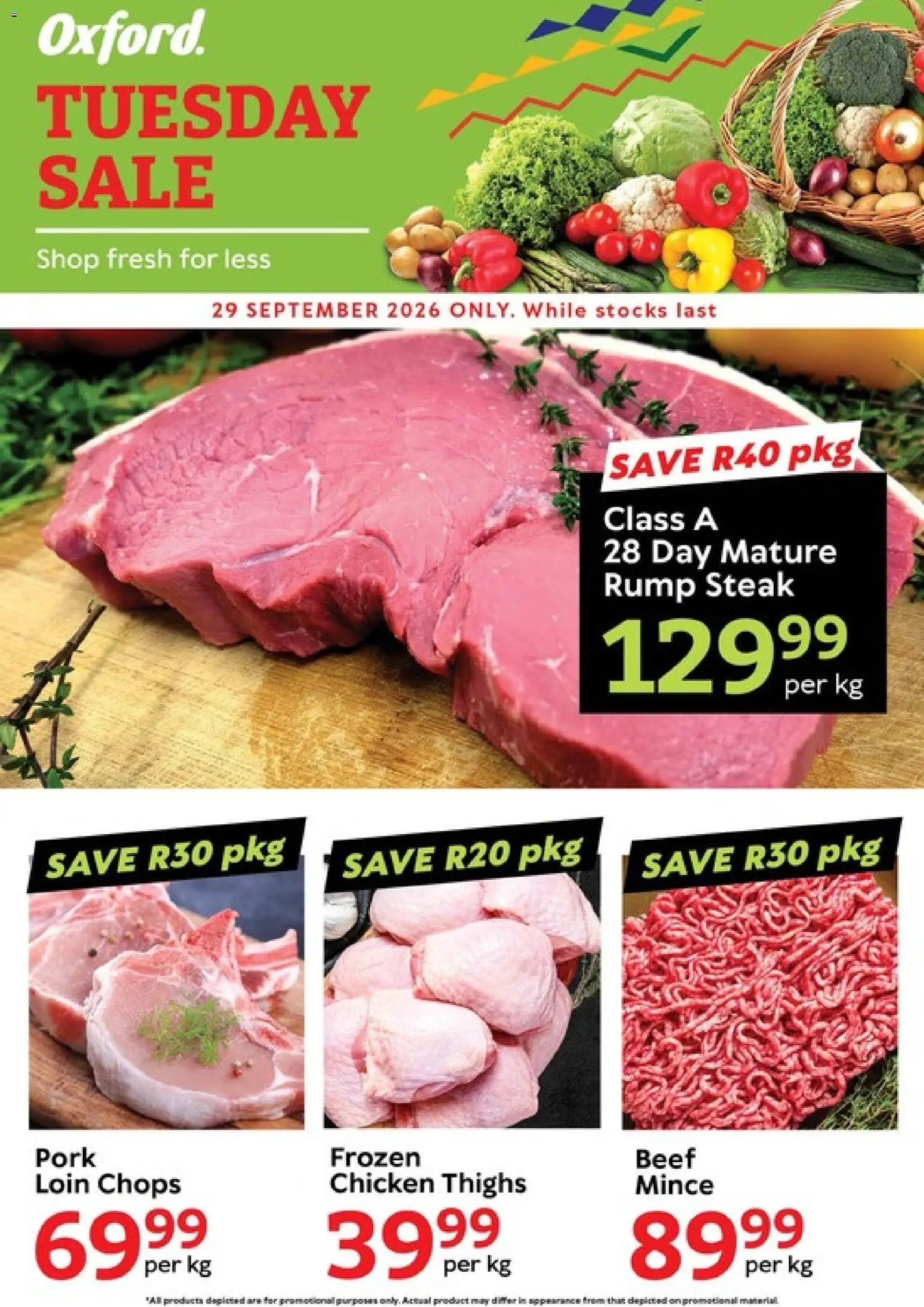 Oxford Freshmarket Tuesday Sale