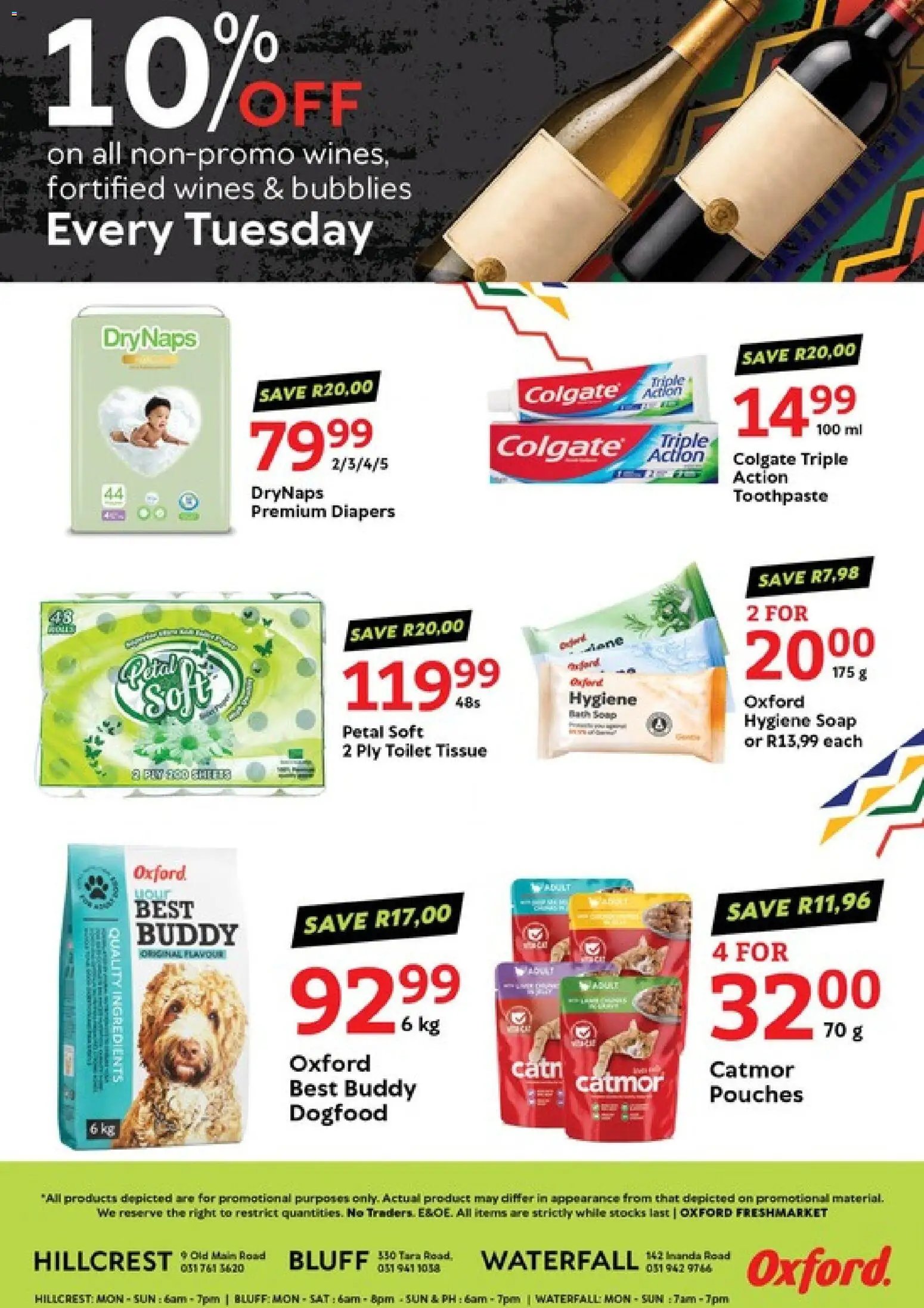 Oxford Freshmarket Tuesday Sale