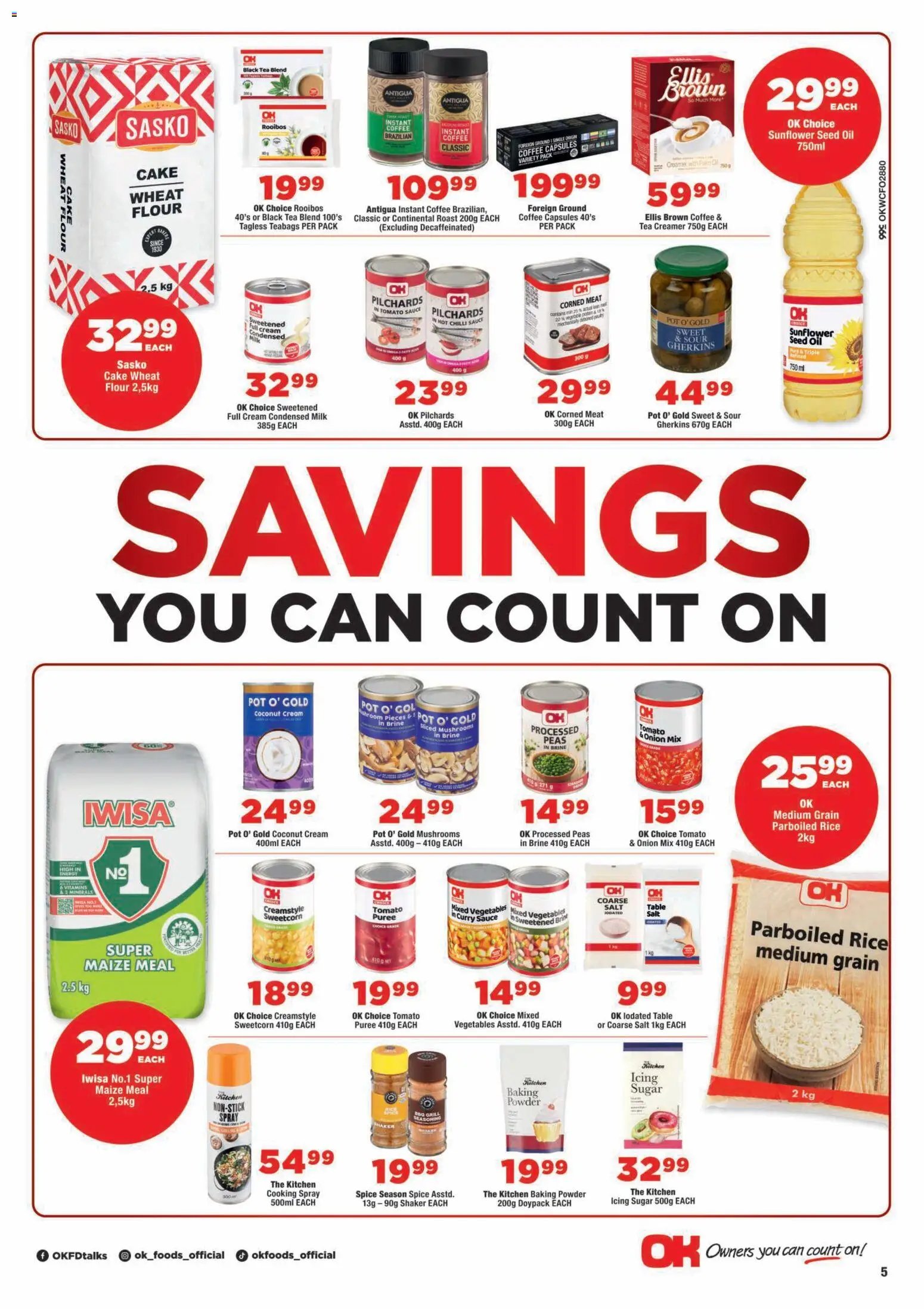 OK Foods - Western Cape - Specials