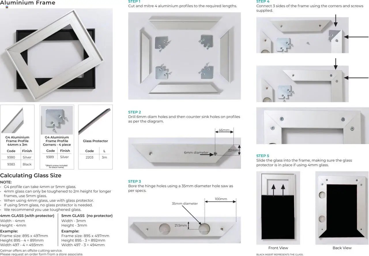Gelmar G4 Aluminium Frame