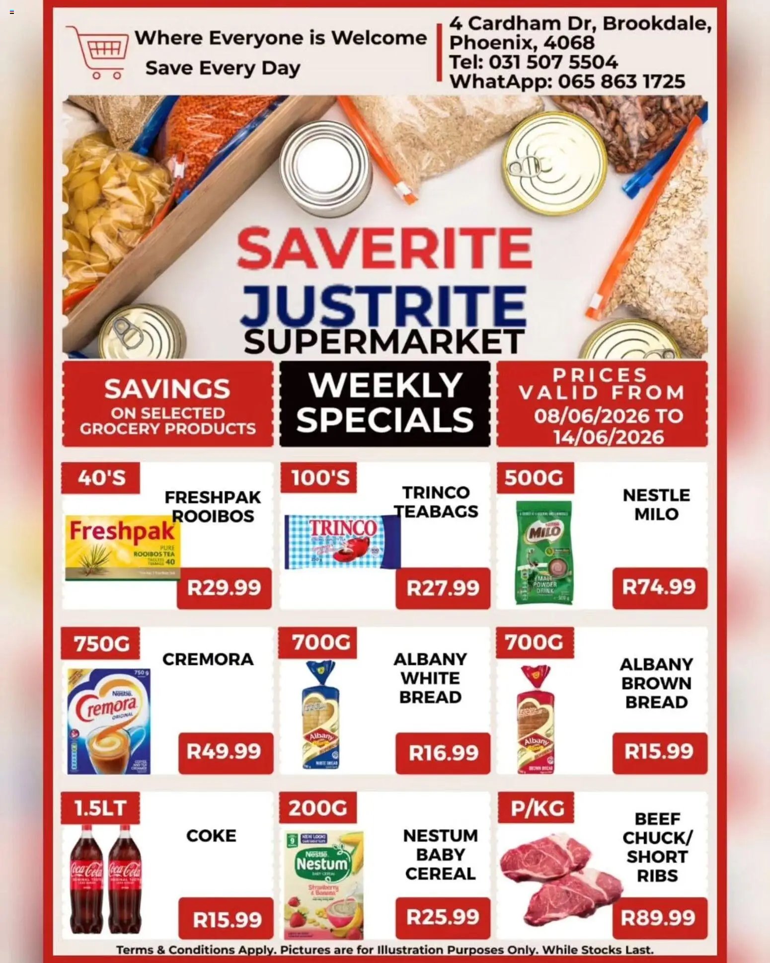 Saverite Specials