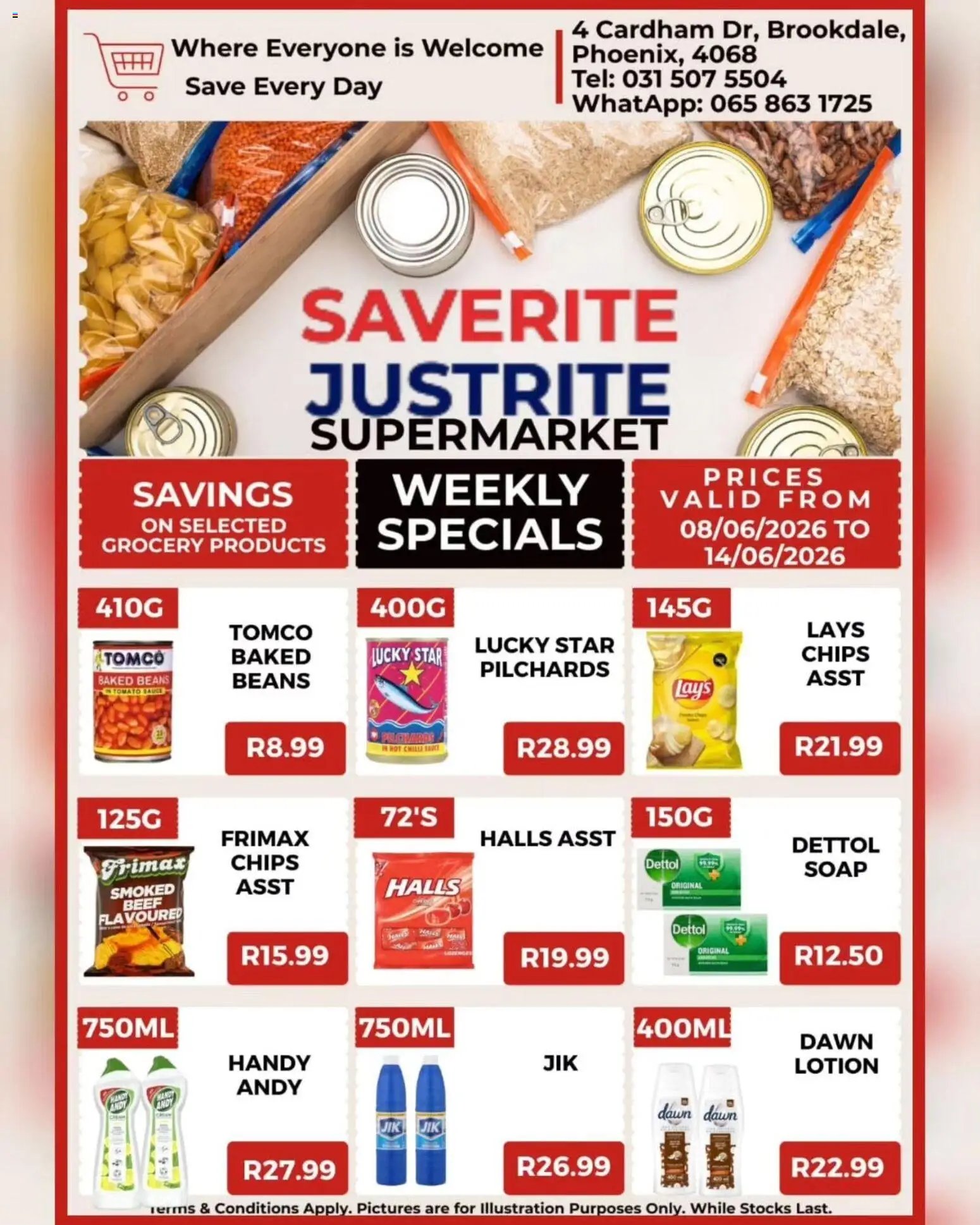 Saverite Specials
