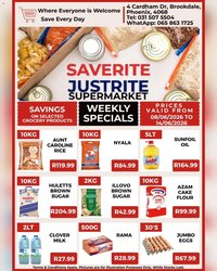 Saverite Specials