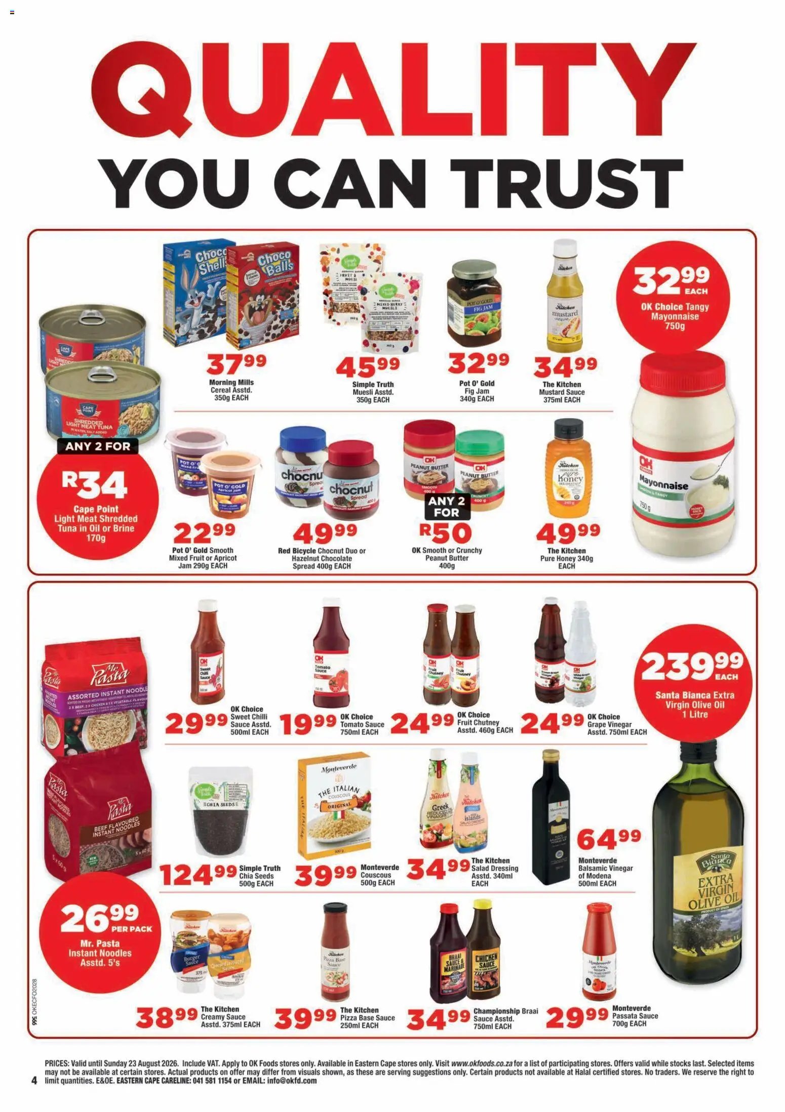 OK Foods - Eastern Cape - Specials