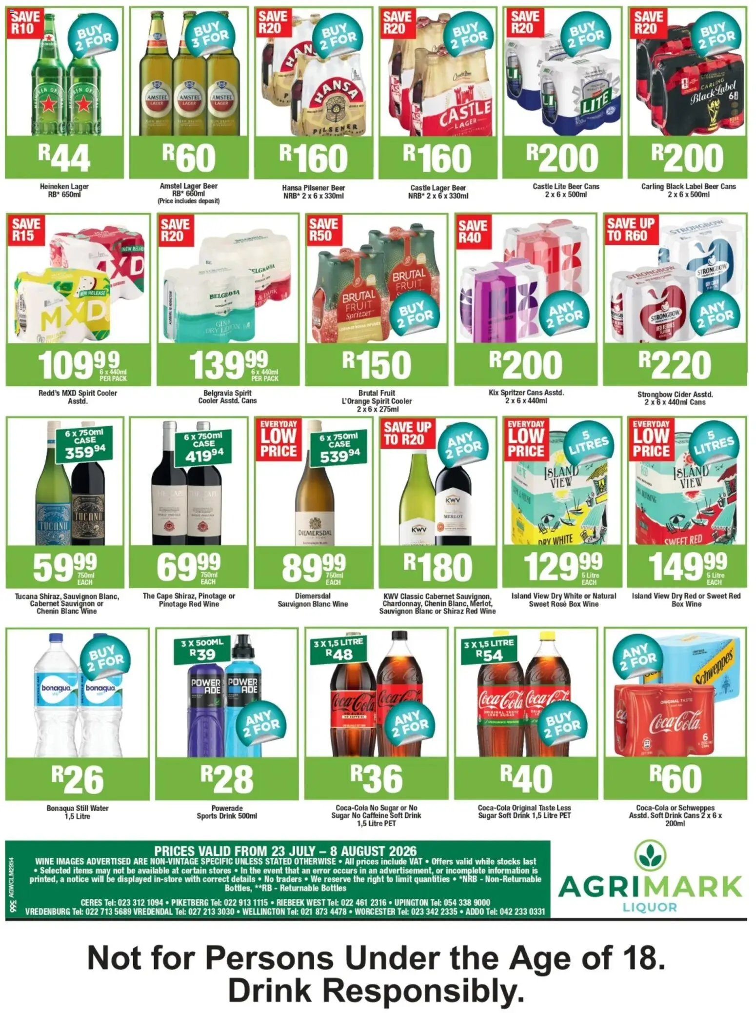Agrimark Liquor Specials