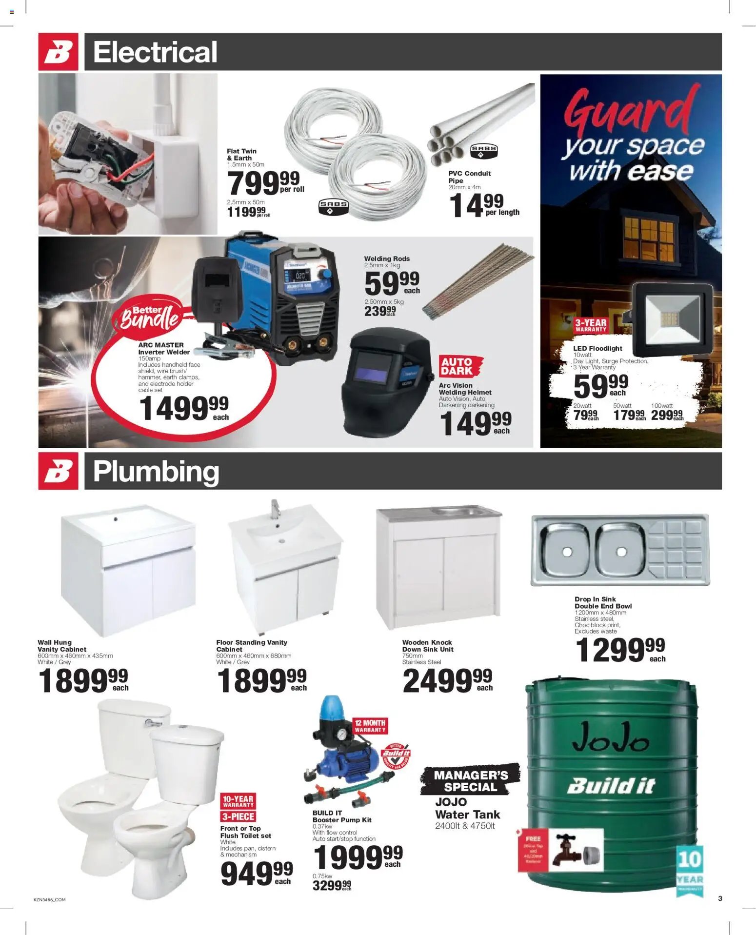 Build It Kwazulu-Natal - Specials