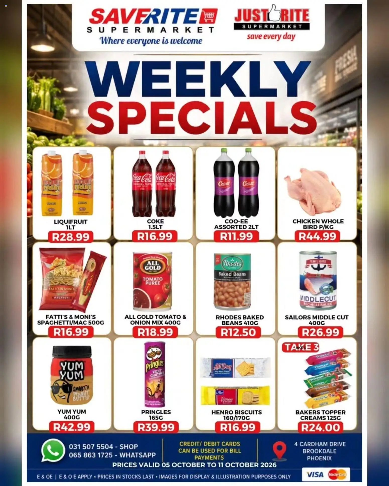 Saverite Specials