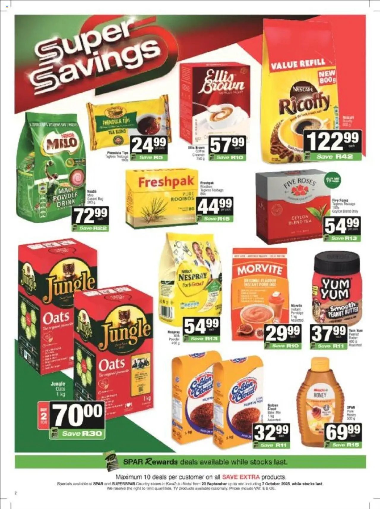 Superspar - Kwazulu-Natal - Weekly Specials (2025-10-08 - 2025-10-20) | 2