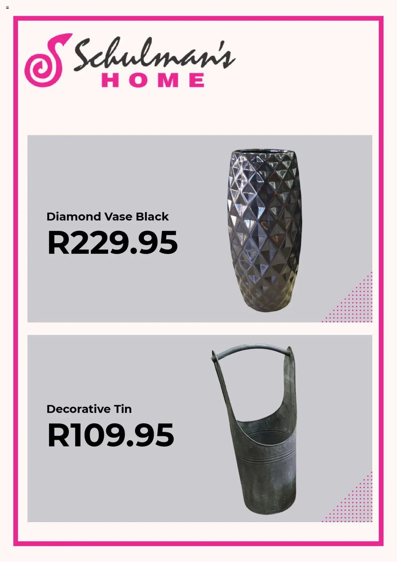 Schulman's Home Specials (2025-07-18 - 2025-08-15) | 3