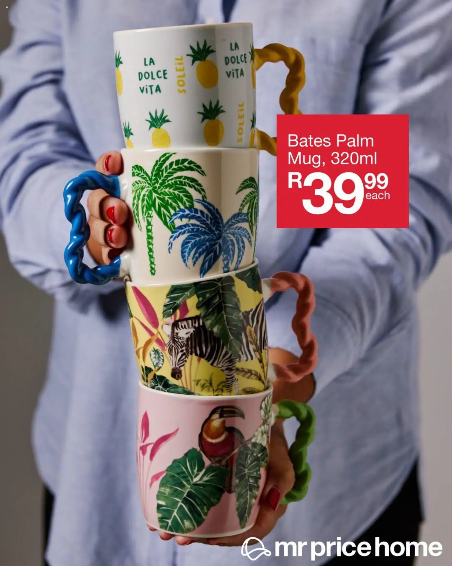 MRP Home Tropical-inspired mugs