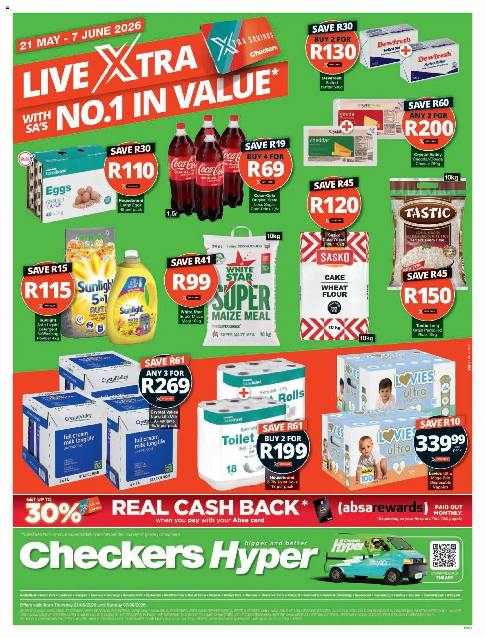 Checkers - Gauteng - Hyper May Month-End Promotion