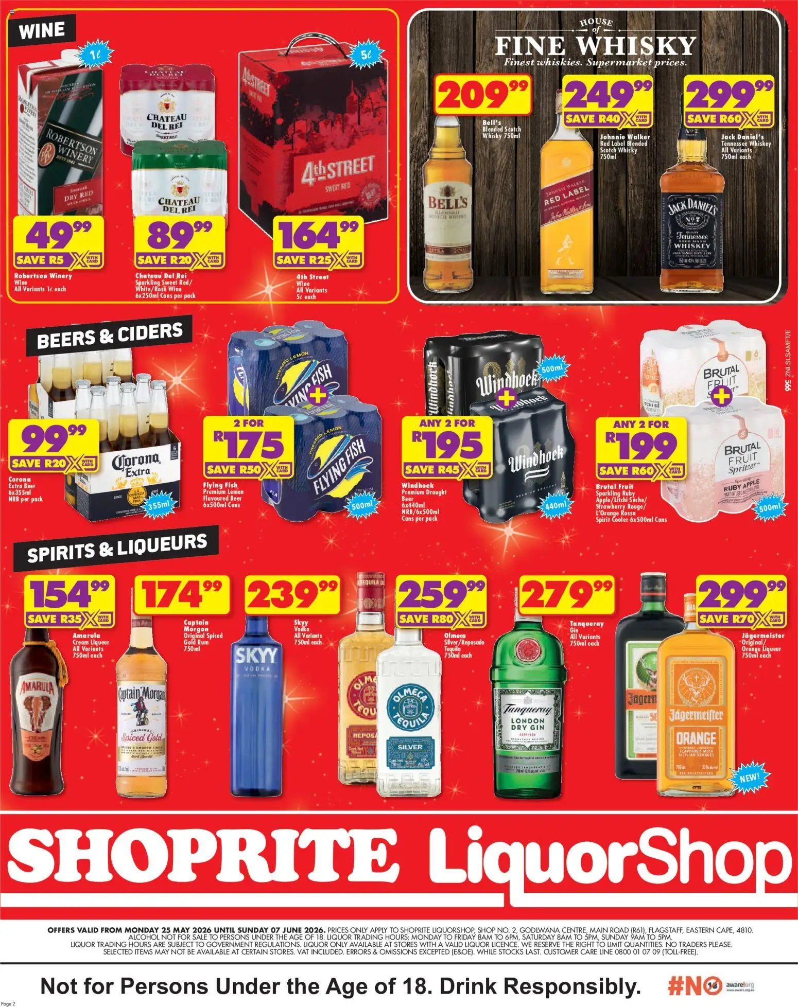 Shoprite KwaZulu-Natal - LiquorShop Deals Store Opening Flagstaff