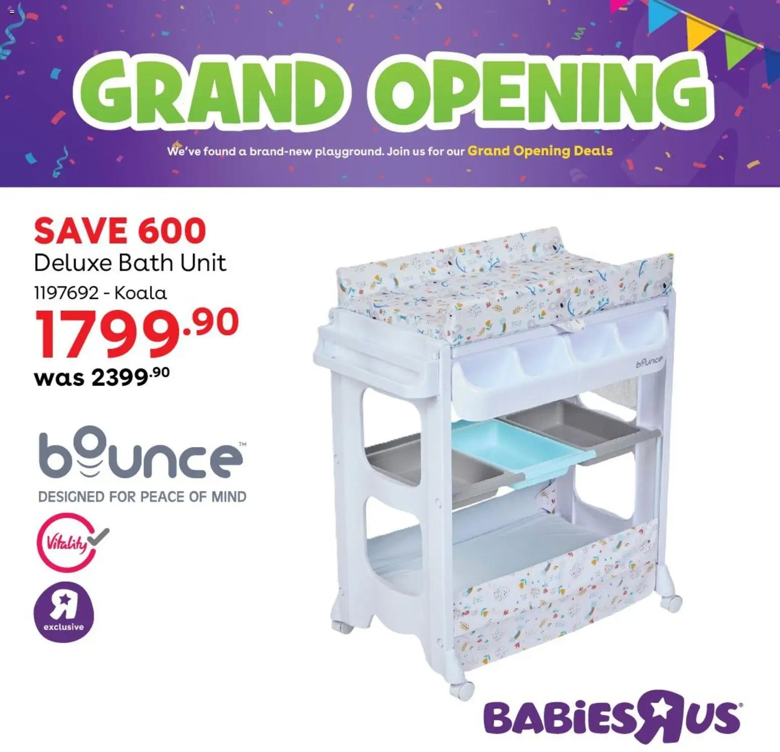 Babies R Us Grand Opening Deals