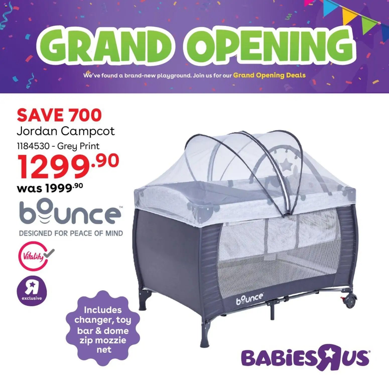 Babies R Us Grand Opening Deals