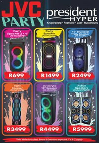 President Hyper JVC Party Speaker