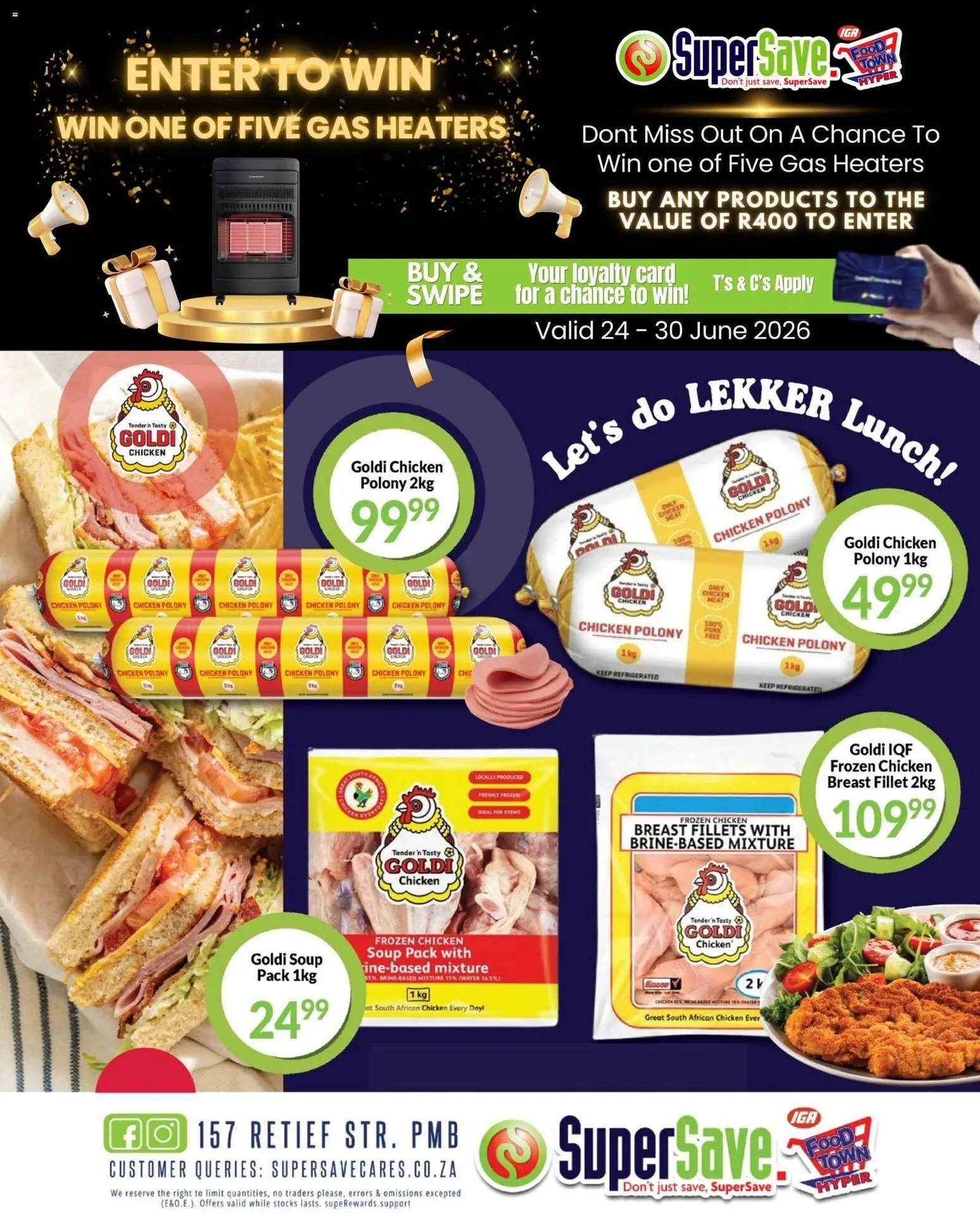 Super Save Goldi Chicken Specials