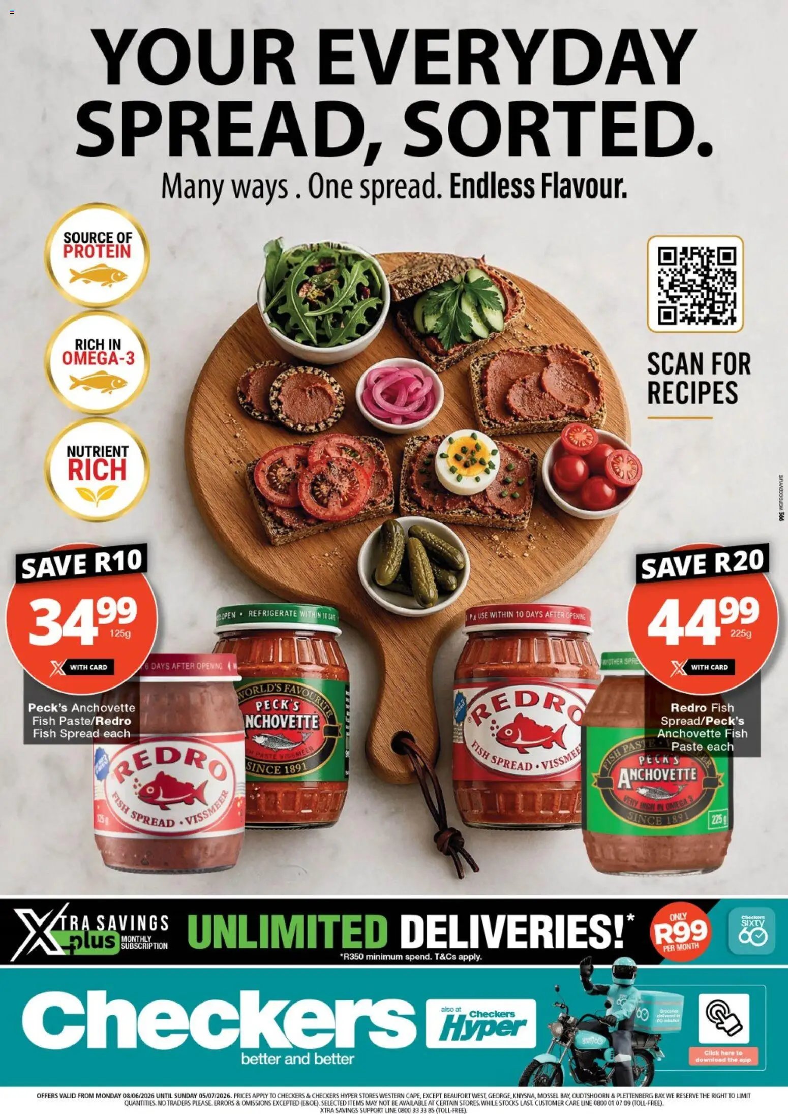 Checkers - Western Cape - Peck's & Redro Promotion