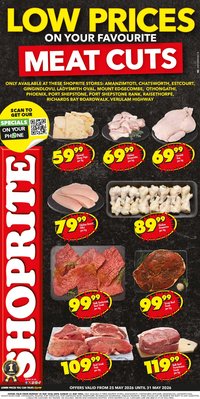 Shoprite KwaZulu-Natal - Low Price Butchery Meat Cuts Exclusive Extra
