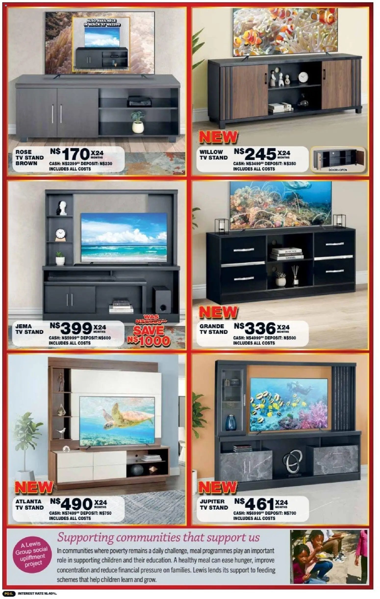 Lewis Stores Namibia Brochure
