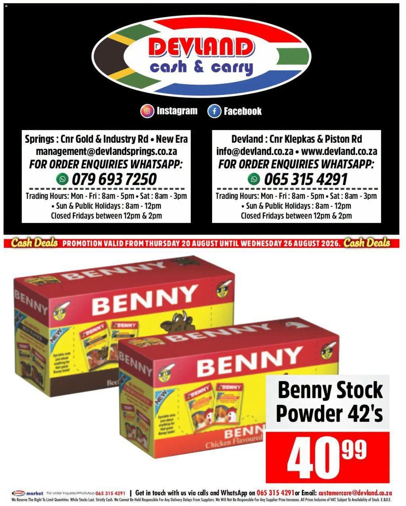 Devland Cash Deals