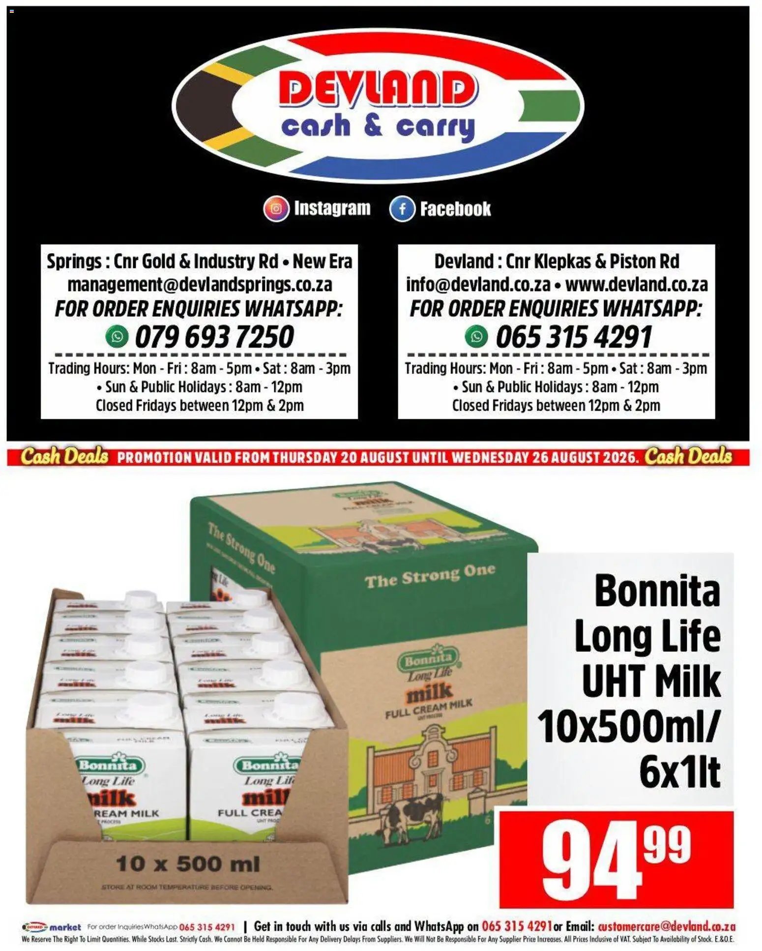 Devland Cash Deals