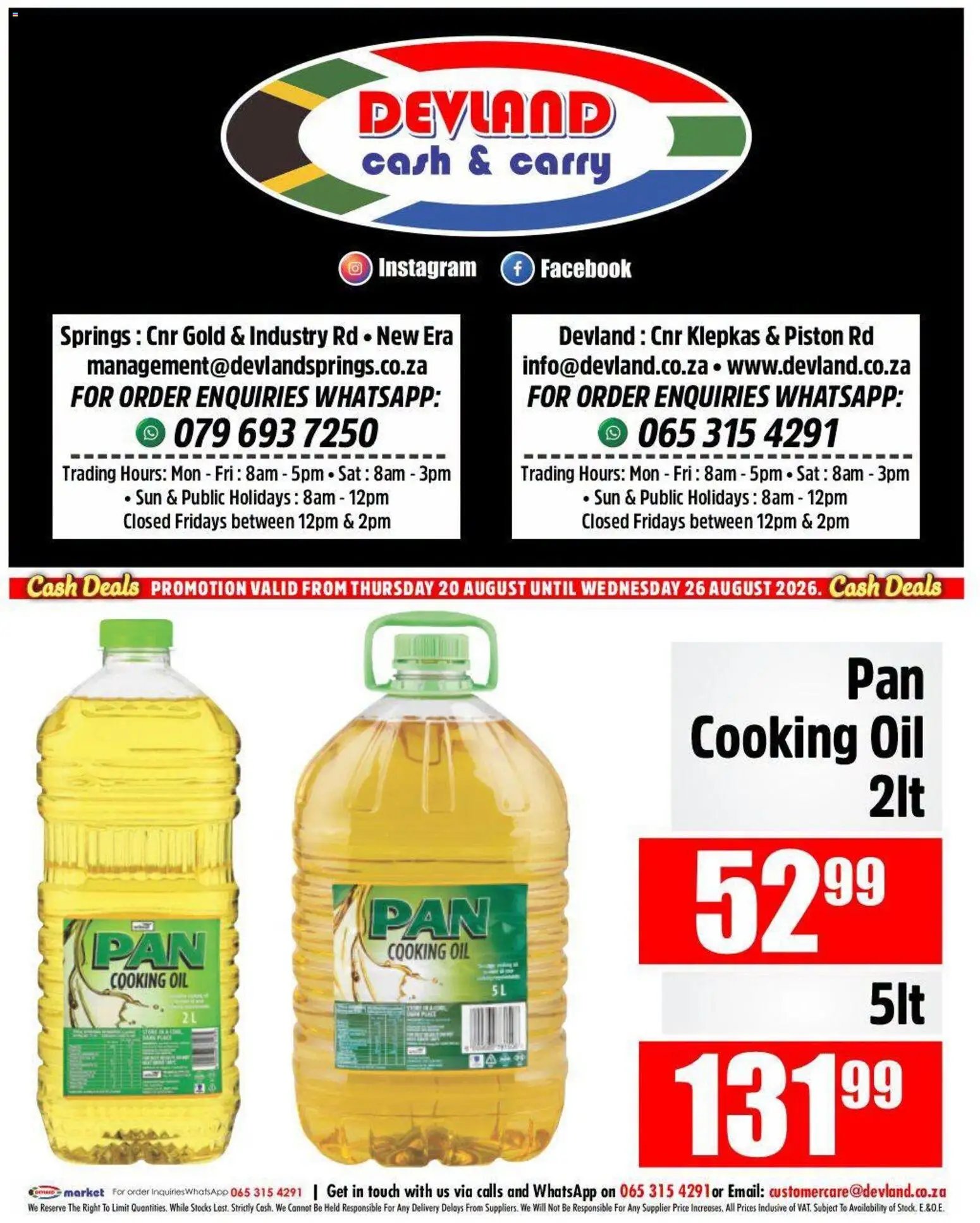 Devland Cash Deals
