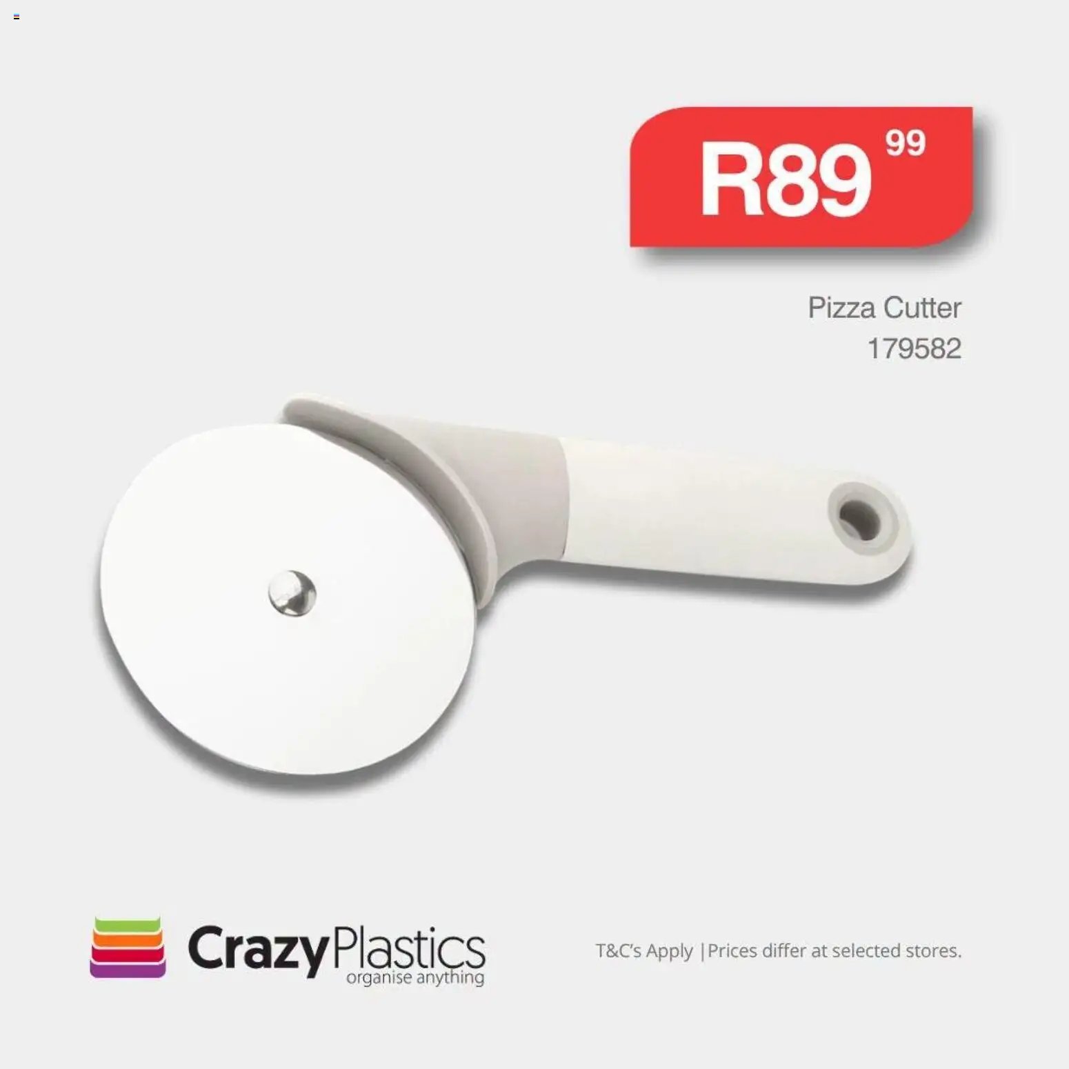Crazy Plastics Pizza night essentials
