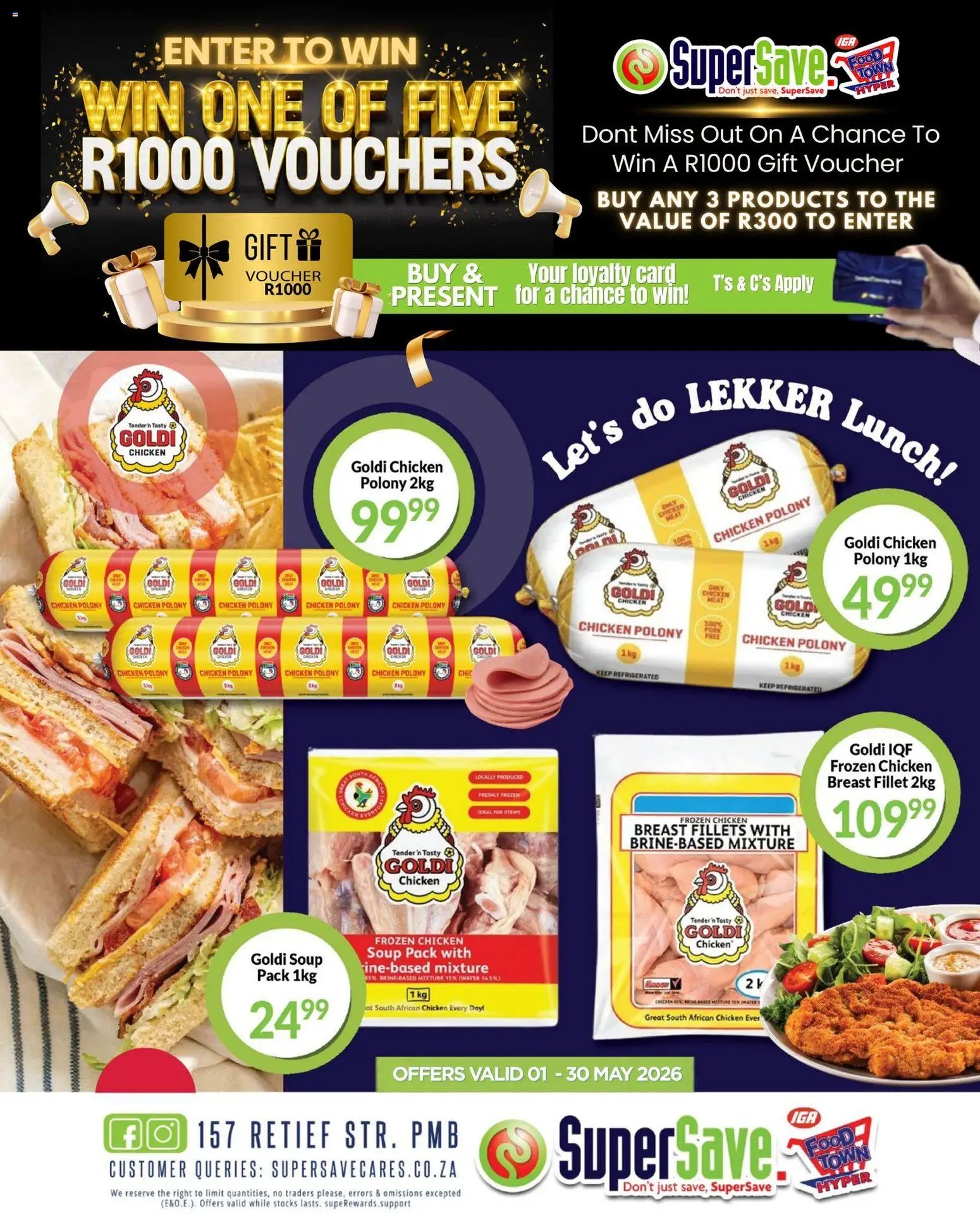 Super Save Goldi Chicken Deals