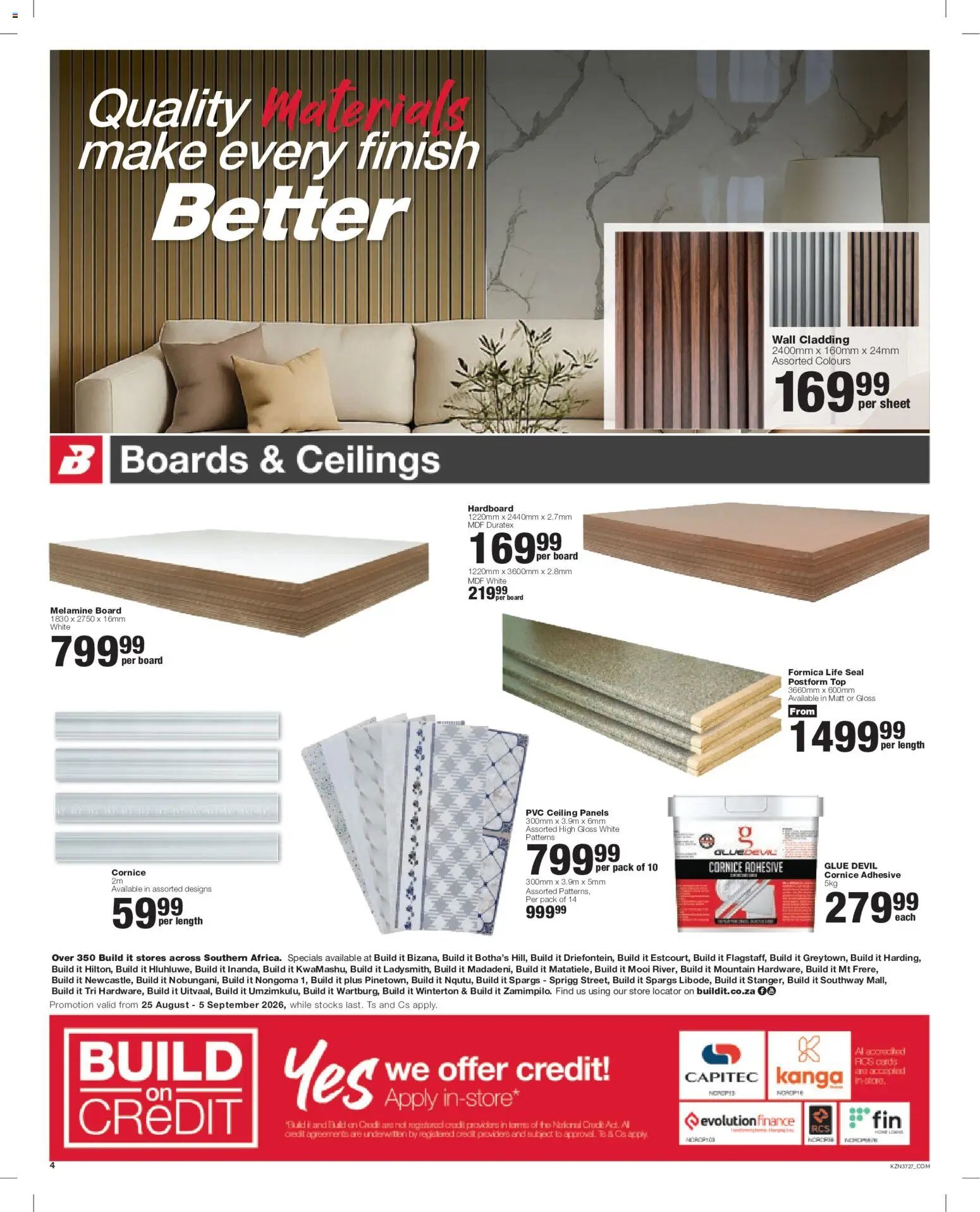Build It - KwaZulu-Natal - Weekly Specials
