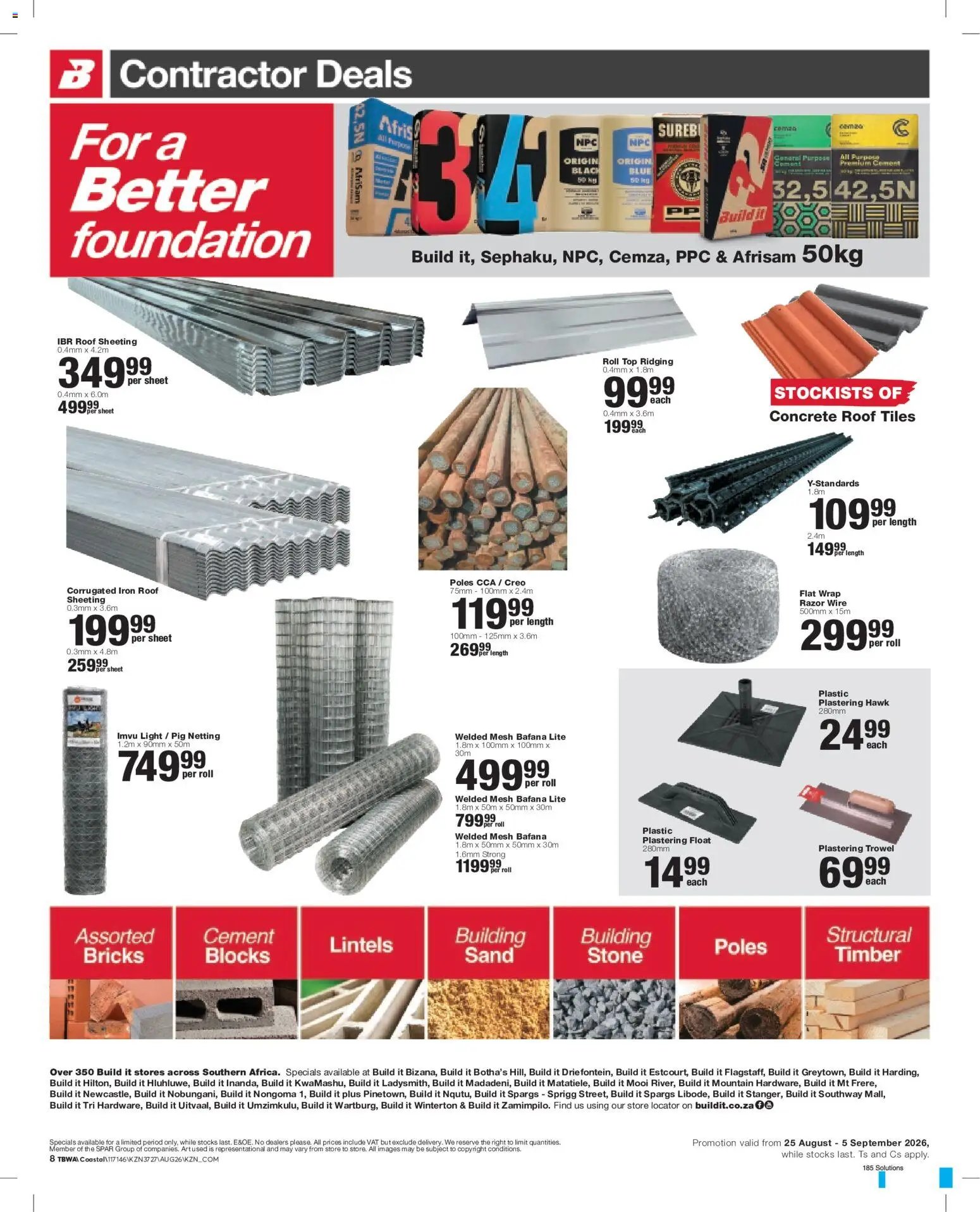 Build It - KwaZulu-Natal - Weekly Specials