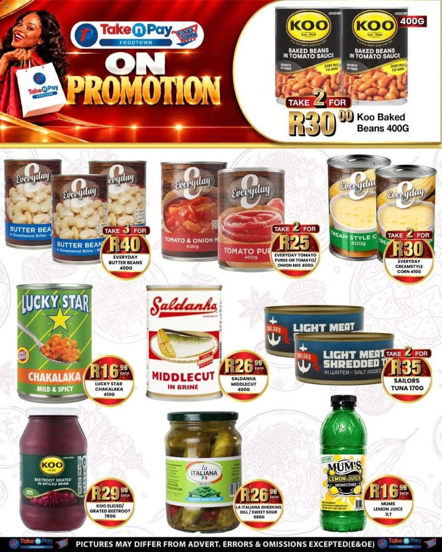 Take n Pay Specials