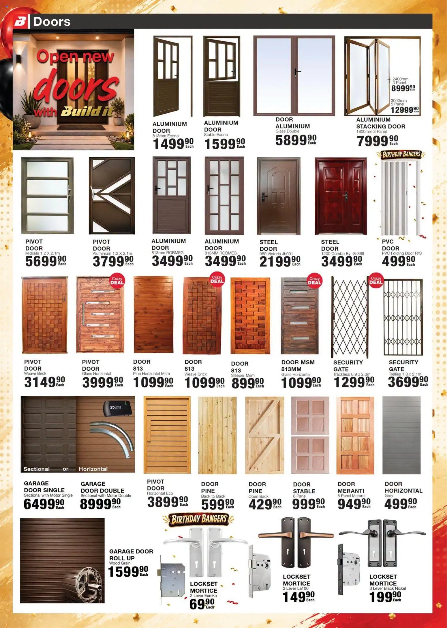 Build It Gauteng - Birthday Sale