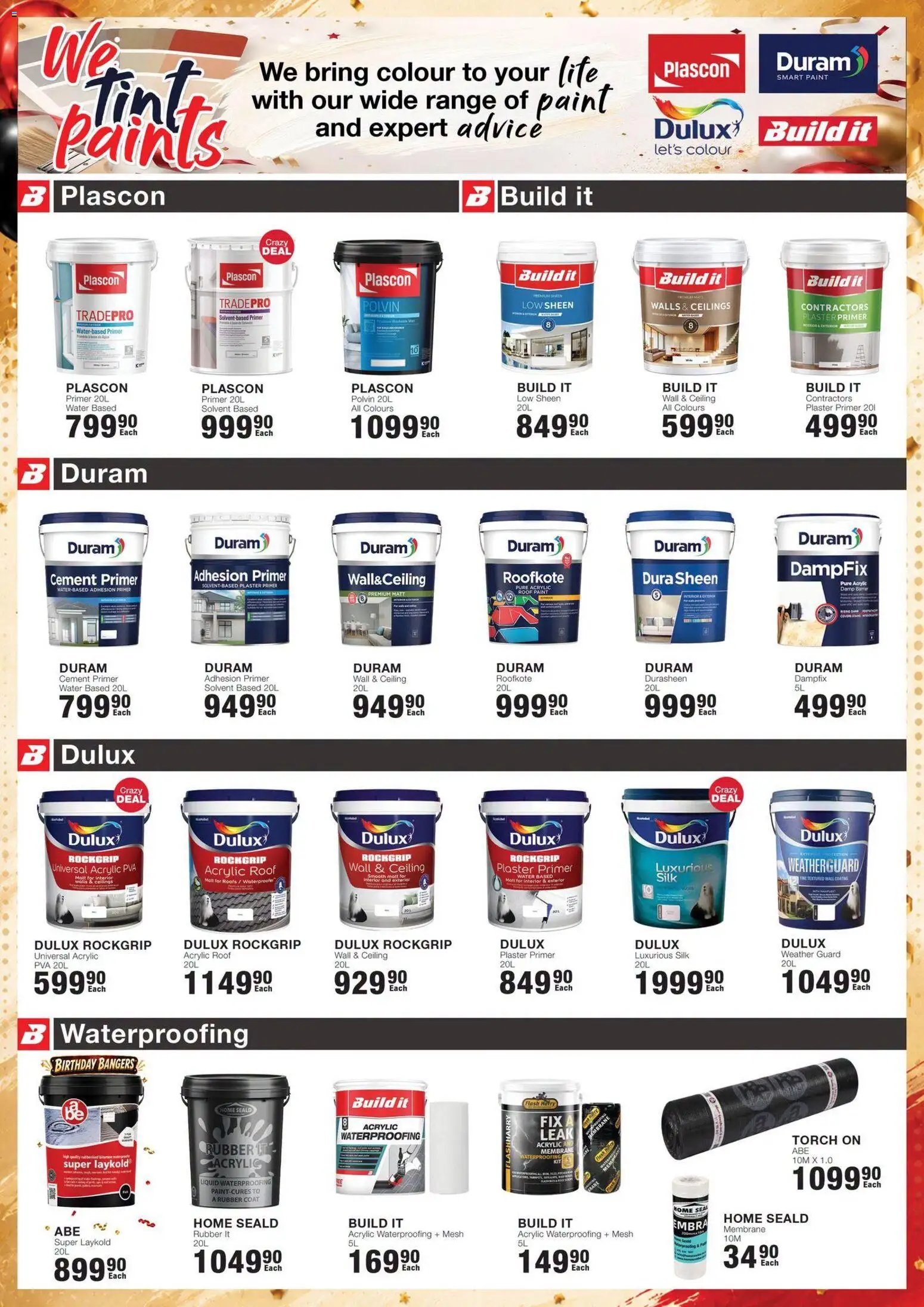 Build It Gauteng - Birthday Sale