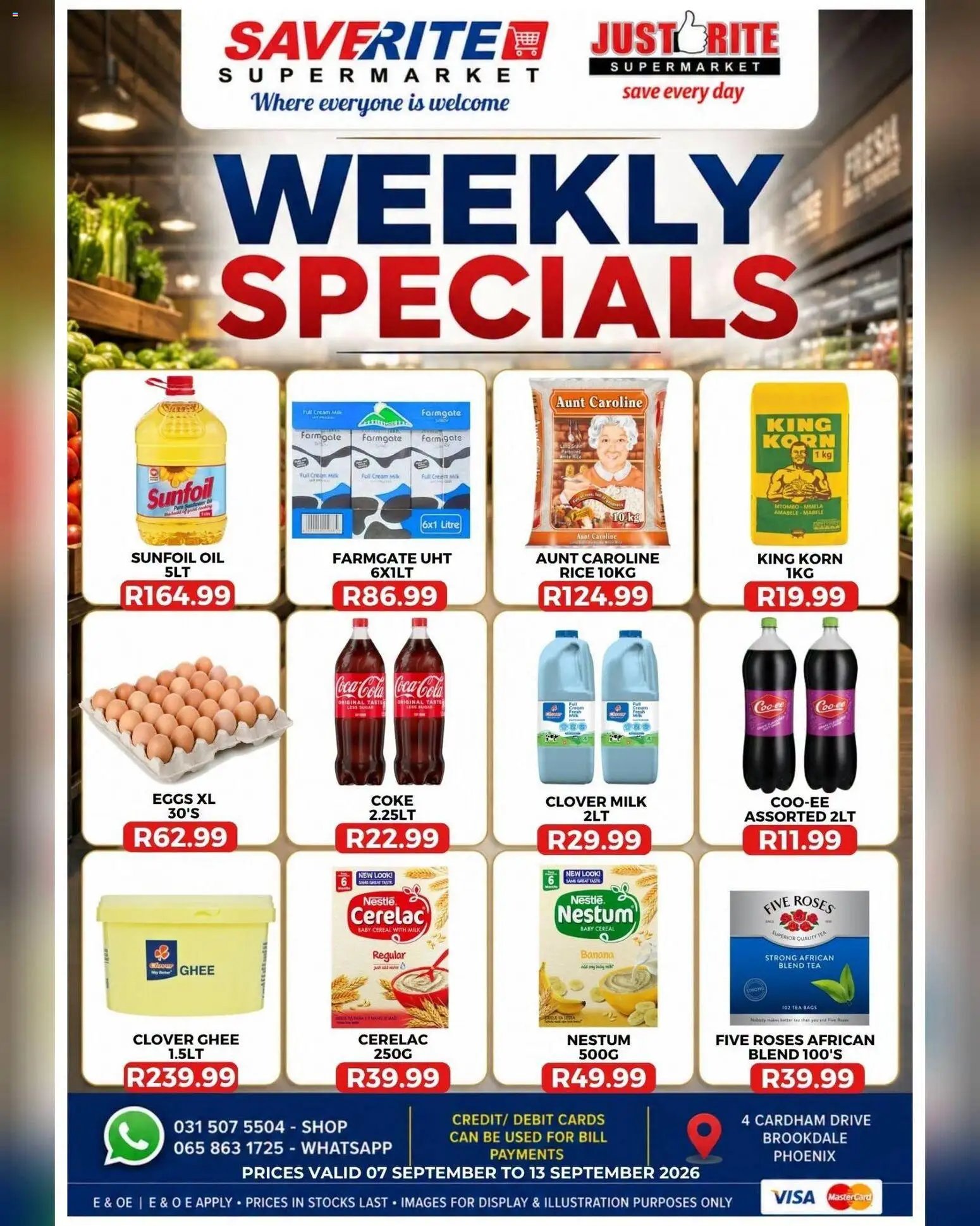 Saverite Specials