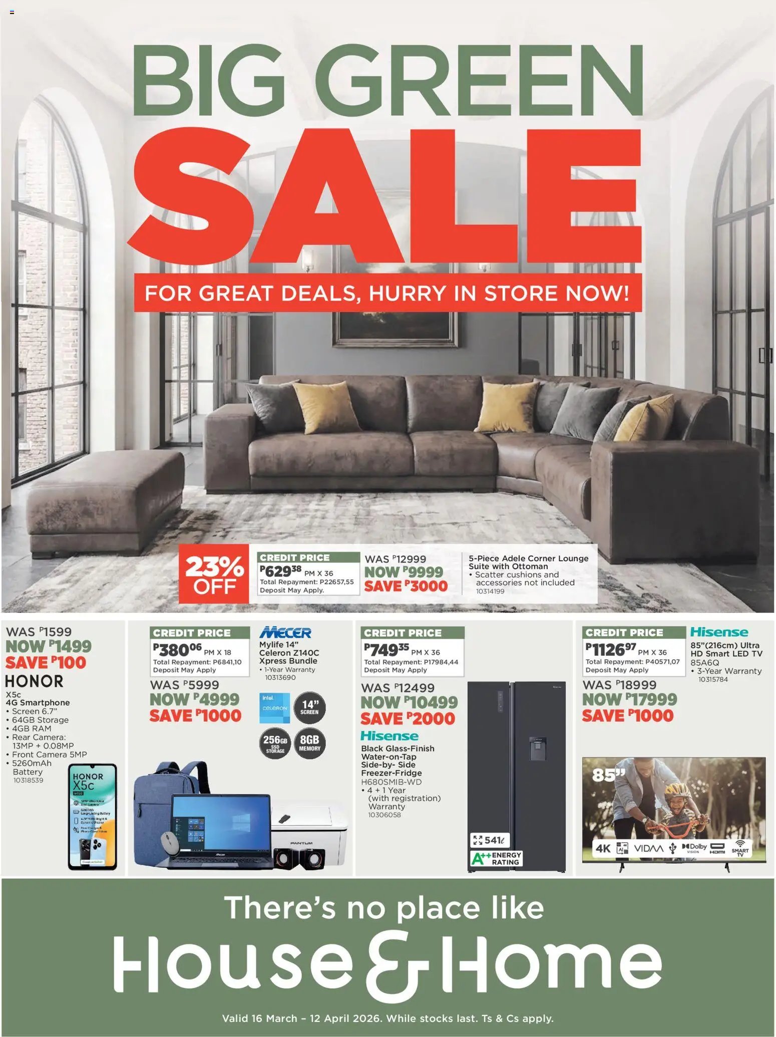 House and Home Botswana Catalogue (2026-03-16 - 2026-04-12) | 1