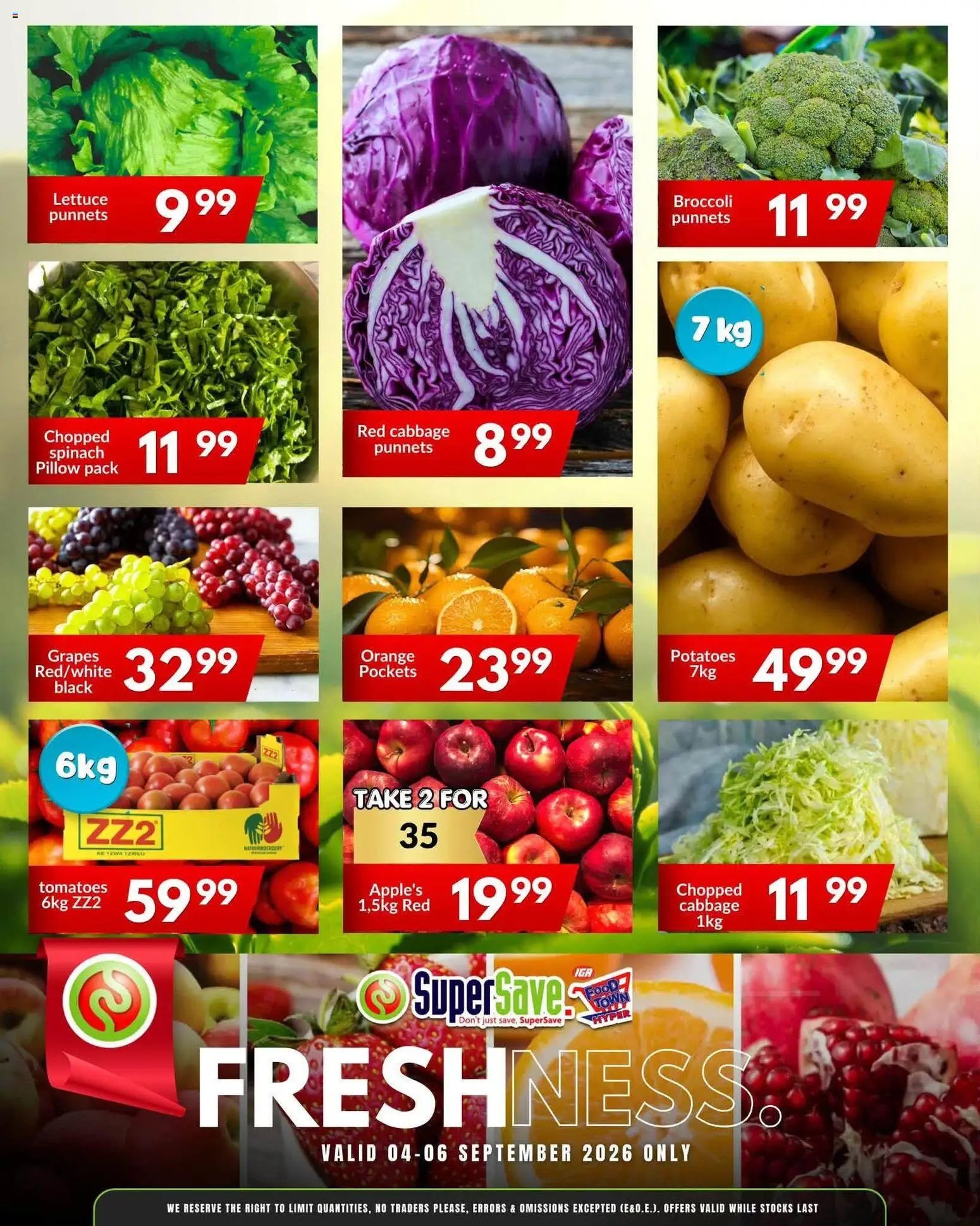 Super Save Sunday Savings