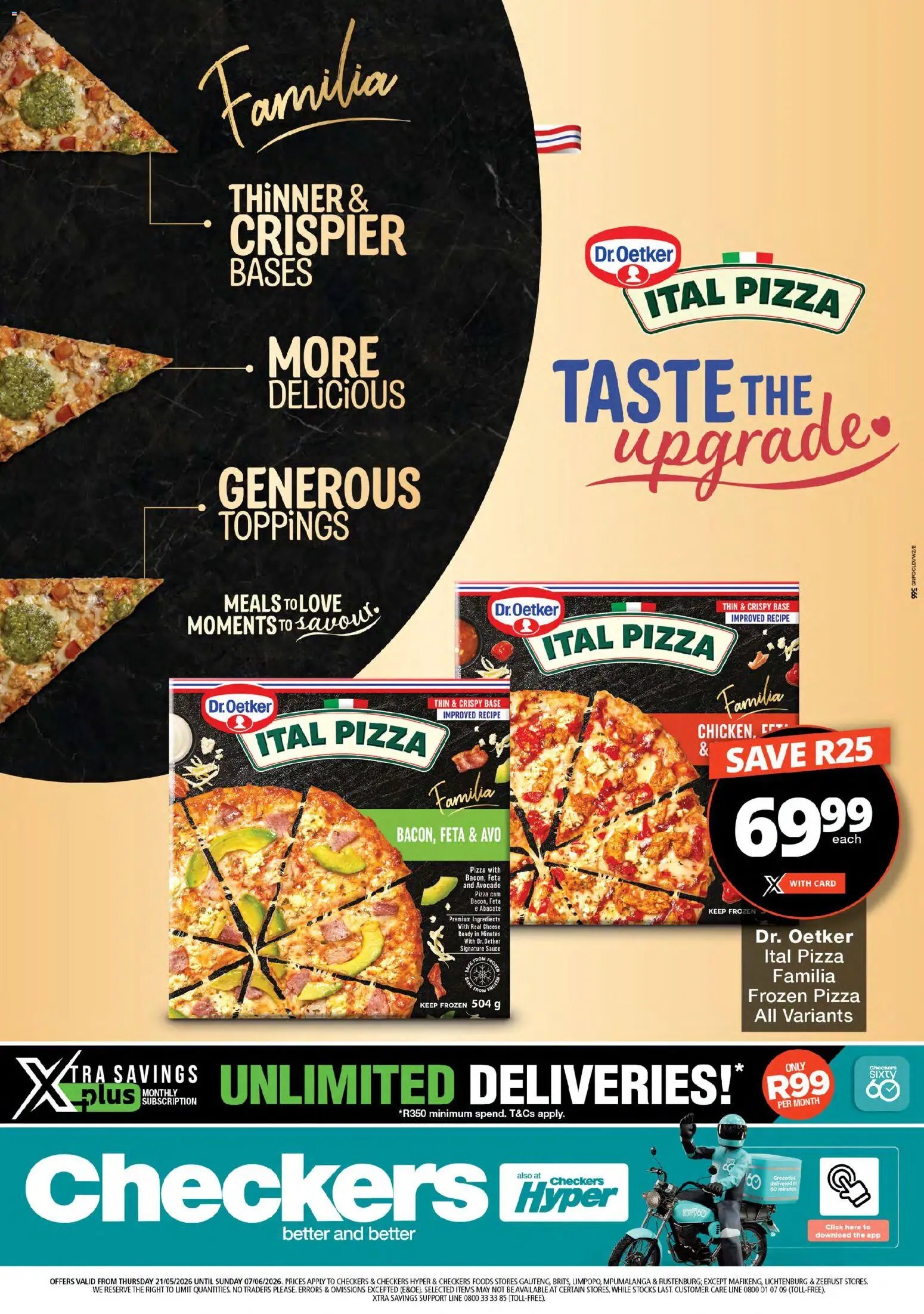 Checkers - Gauteng - Ital Pizza Promotion