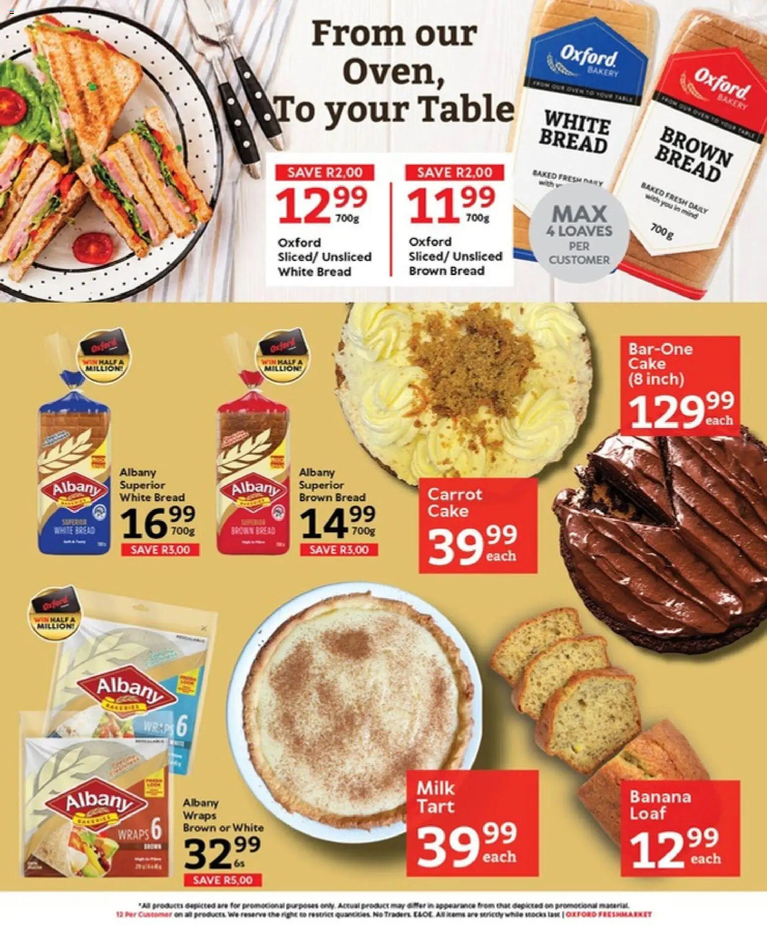 Oxford Freshmarket Specials